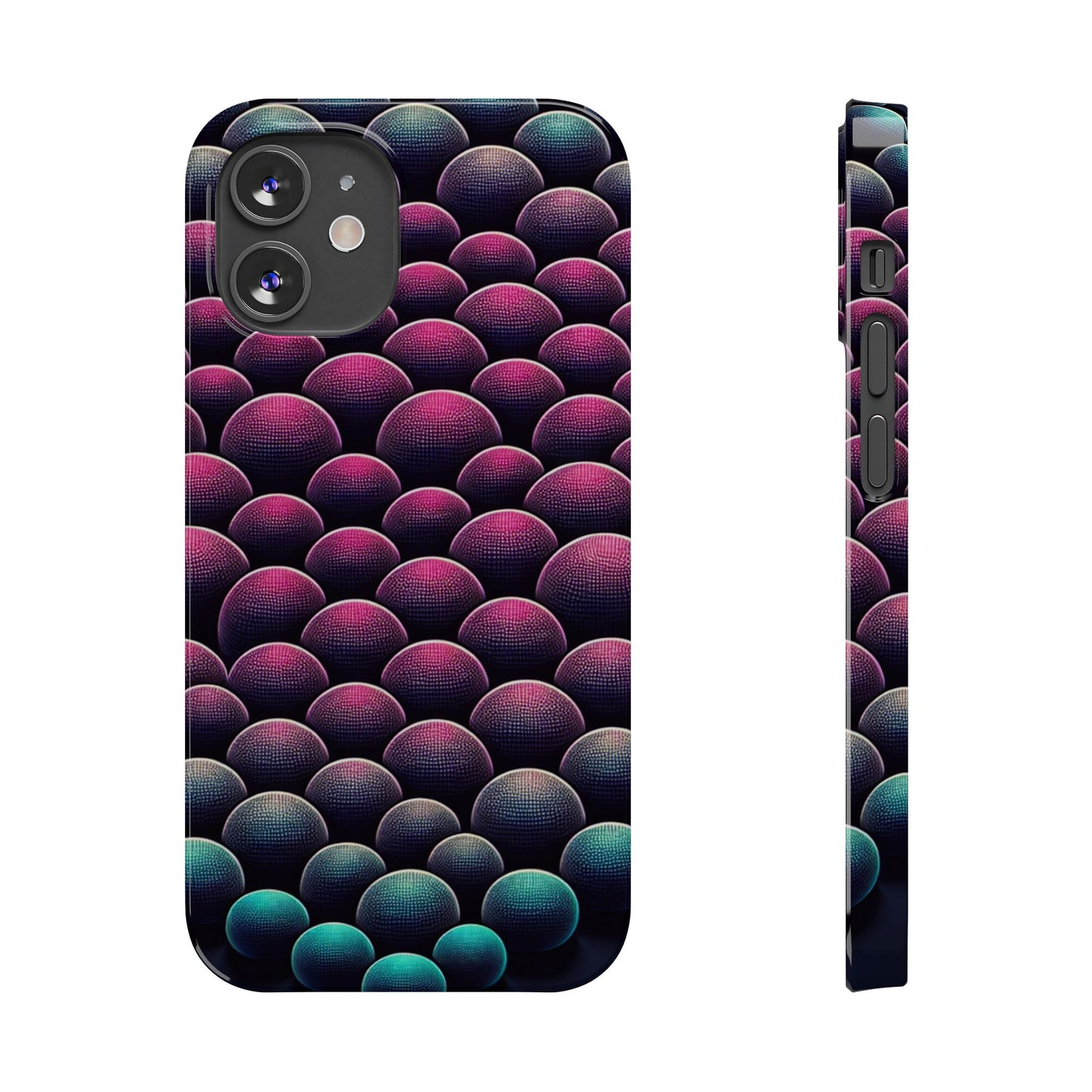 Artistic Slim Phone Case - Geometric Pattern for Modern Aesthetics