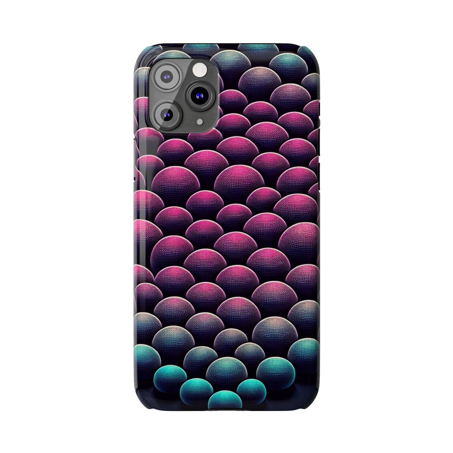 Artistic Slim Phone Case - Geometric Pattern for Modern Aesthetics