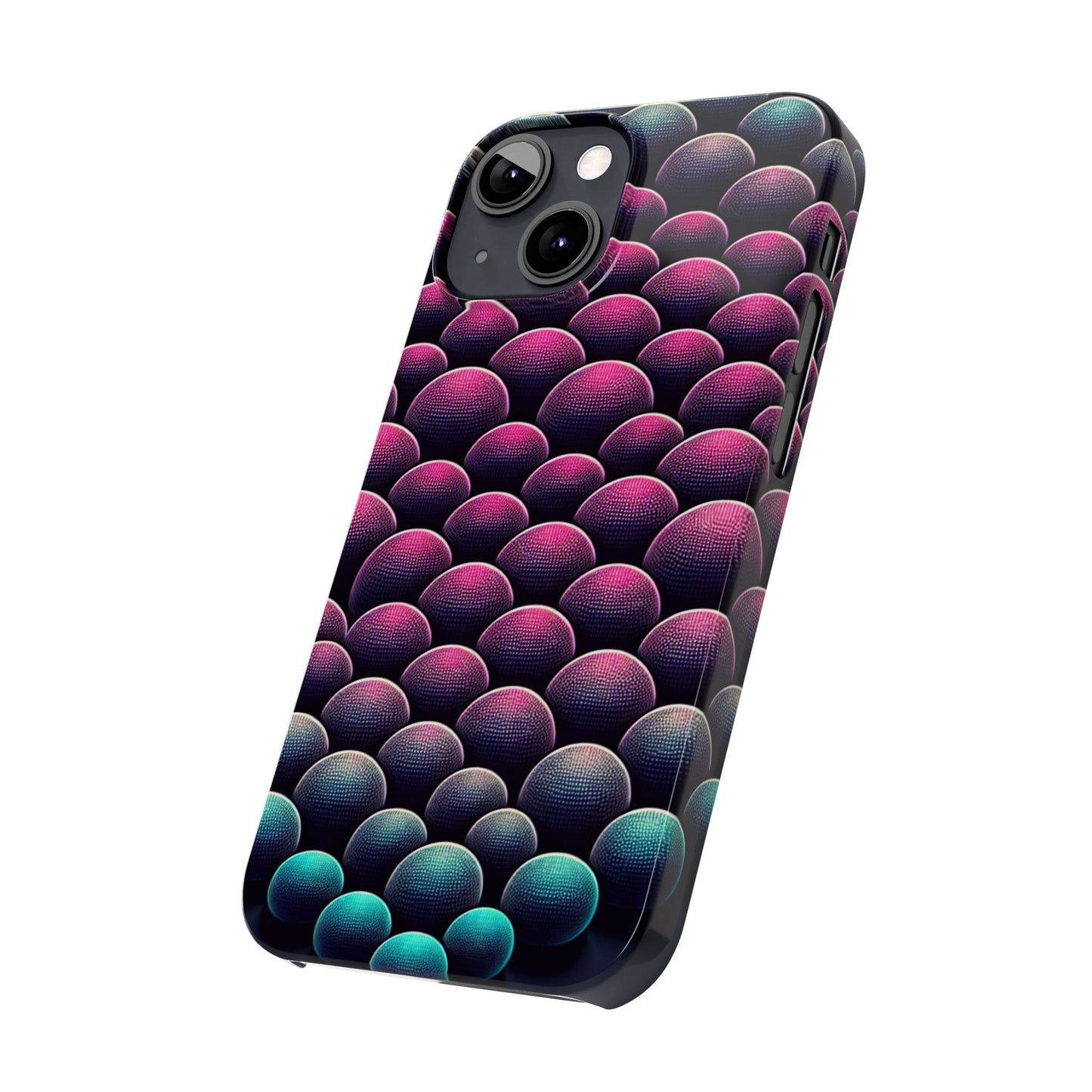 Artistic Slim Phone Case - Geometric Pattern for Modern Aesthetics