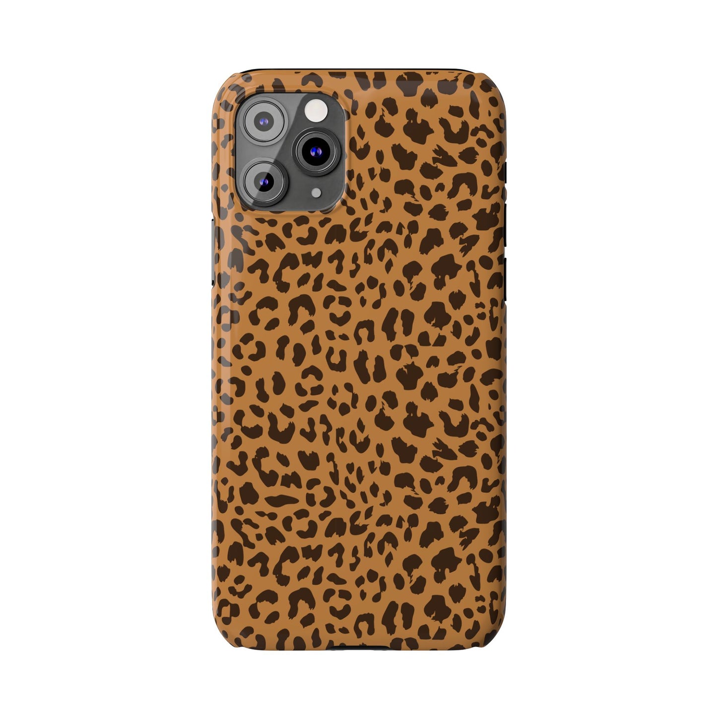 Sleek Leopard Print Slim Phone Case - Stylish & Durable Protection