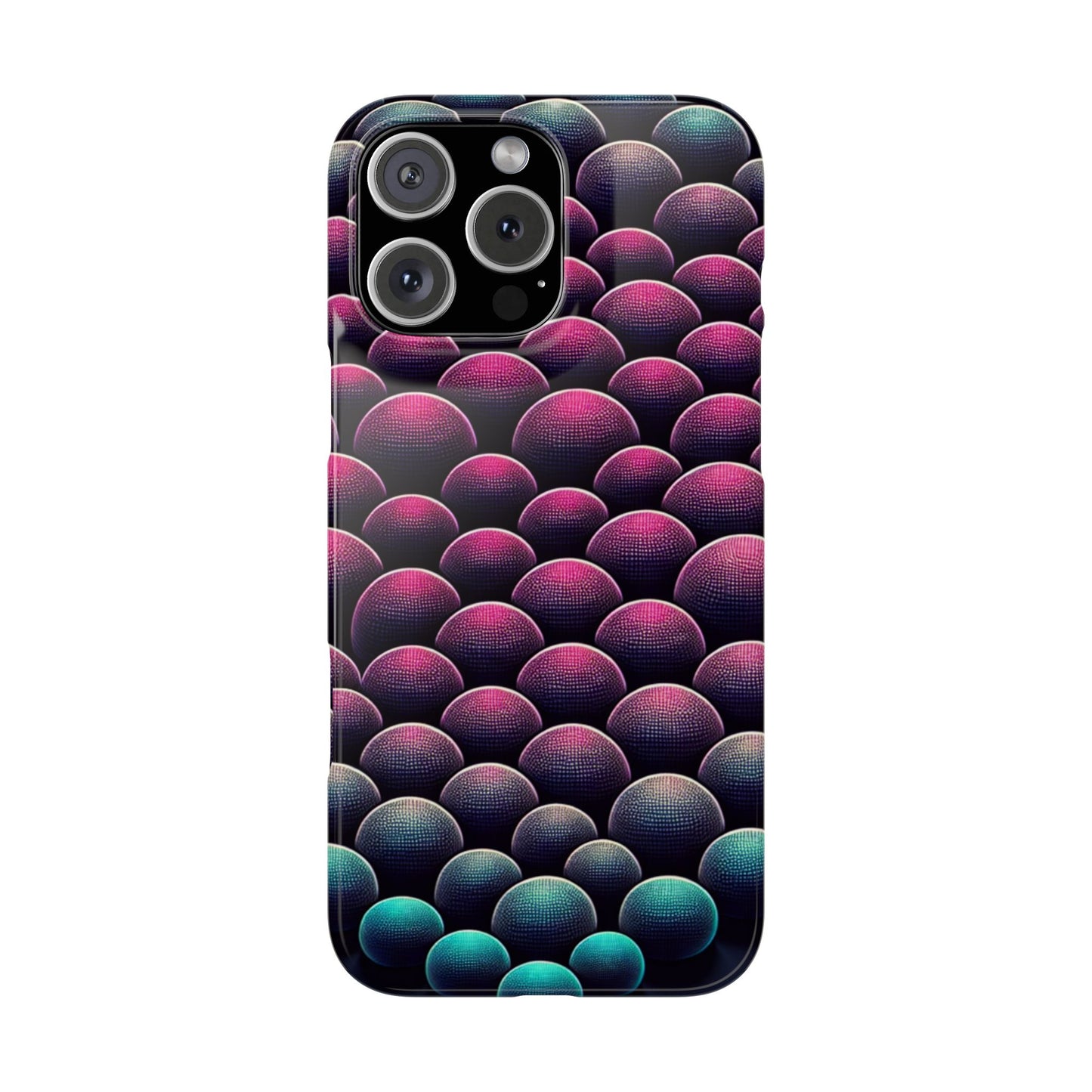 Artistic Slim Phone Case - Geometric Pattern for Modern Aesthetics