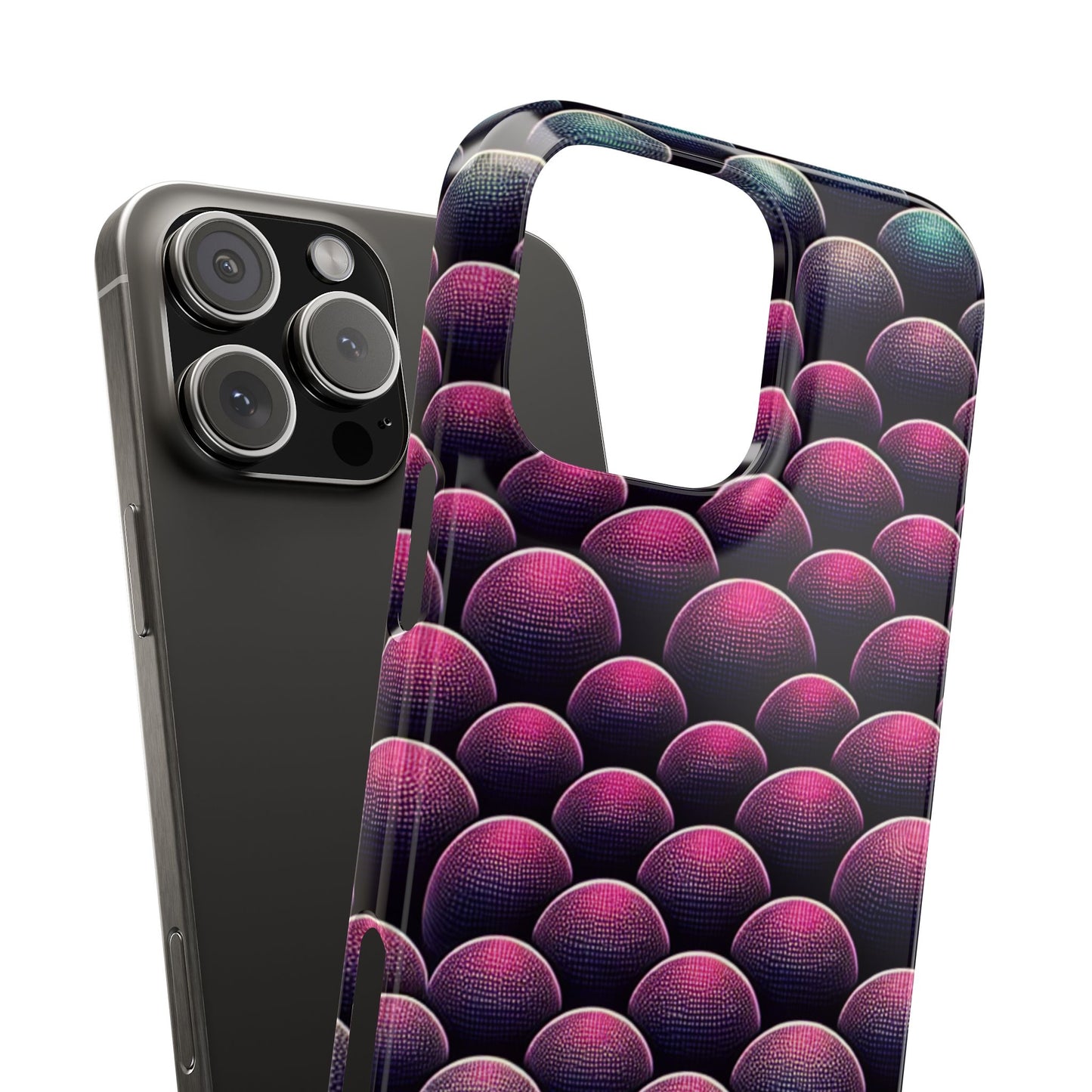 Artistic Slim Phone Case - Geometric Pattern for Modern Aesthetics