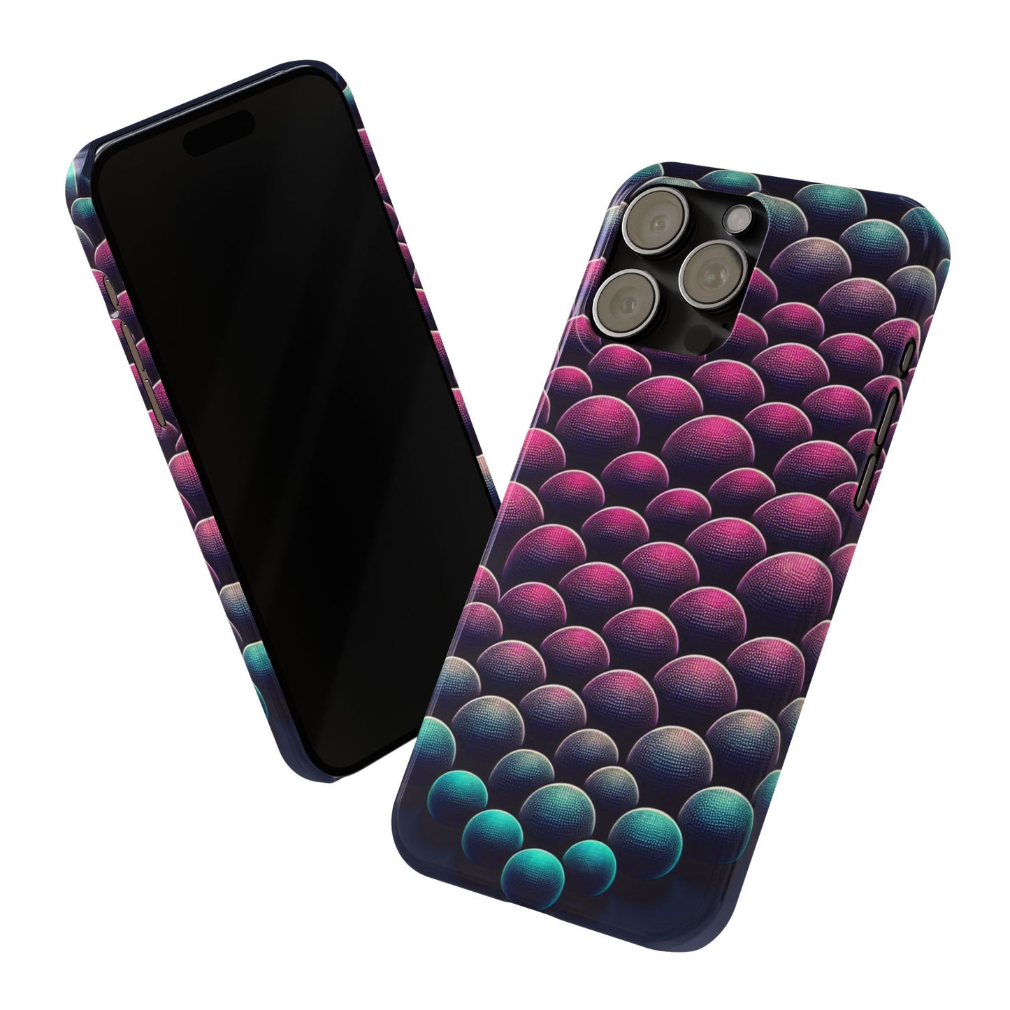 Artistic Slim Phone Case - Geometric Pattern for Modern Aesthetics
