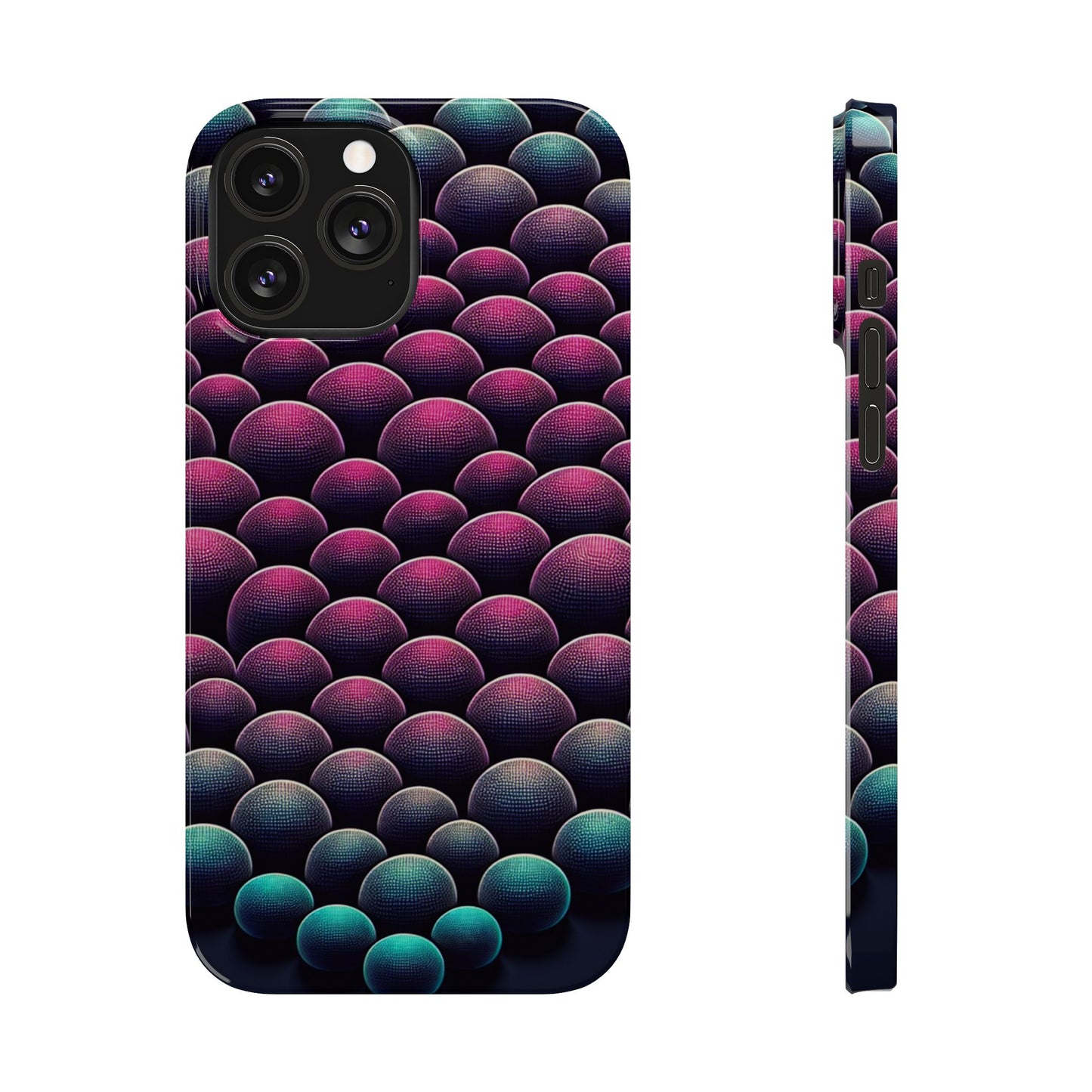 Artistic Slim Phone Case - Geometric Pattern for Modern Aesthetics