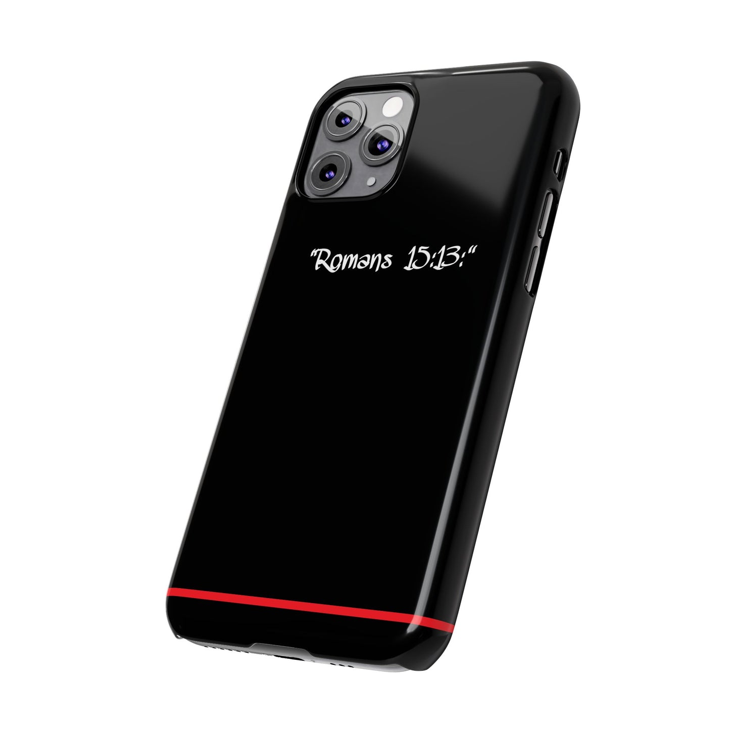 Bible verse "Romans 15:13" - iPhone Case