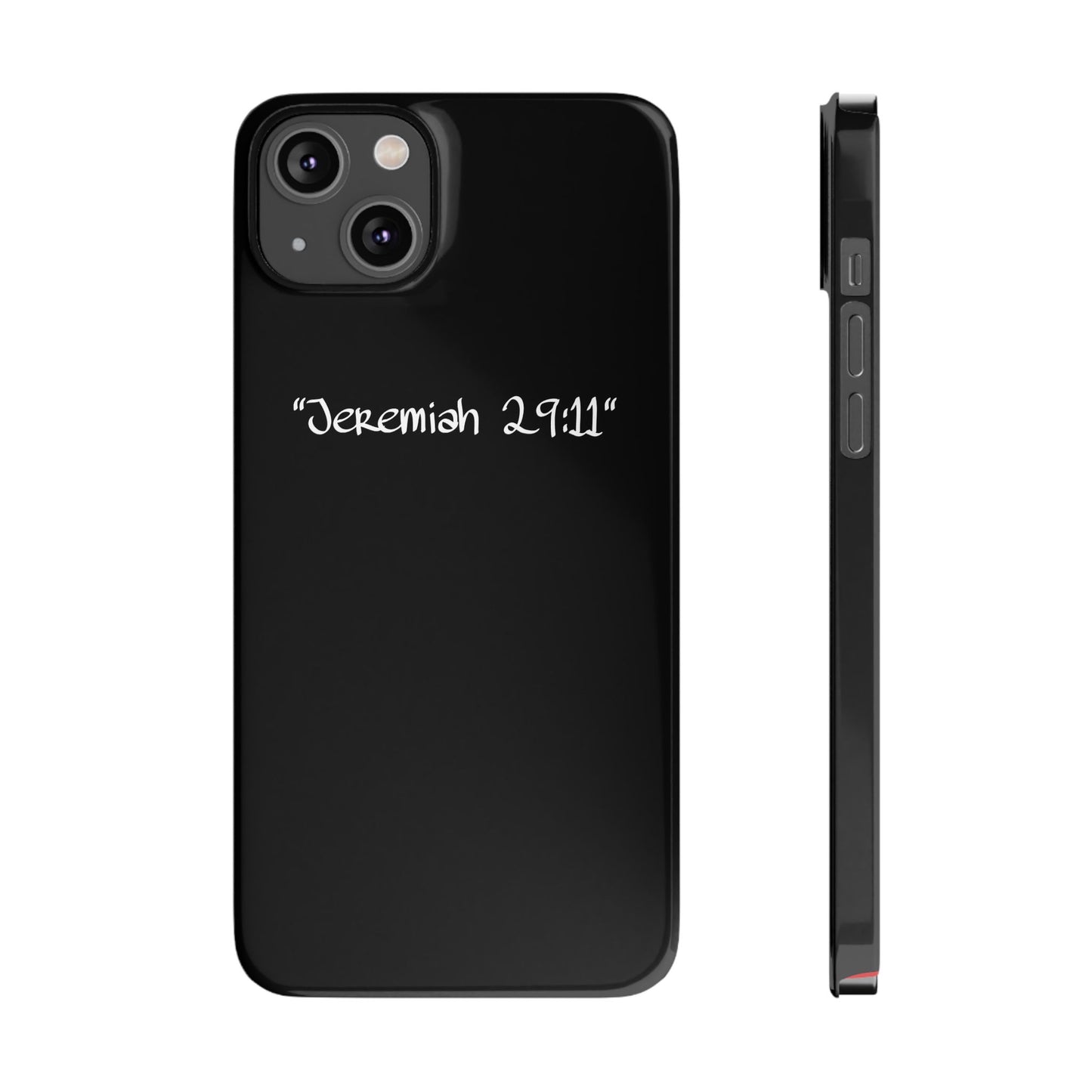 Bible verse "Jeremiah 29:11"- iPhone Case