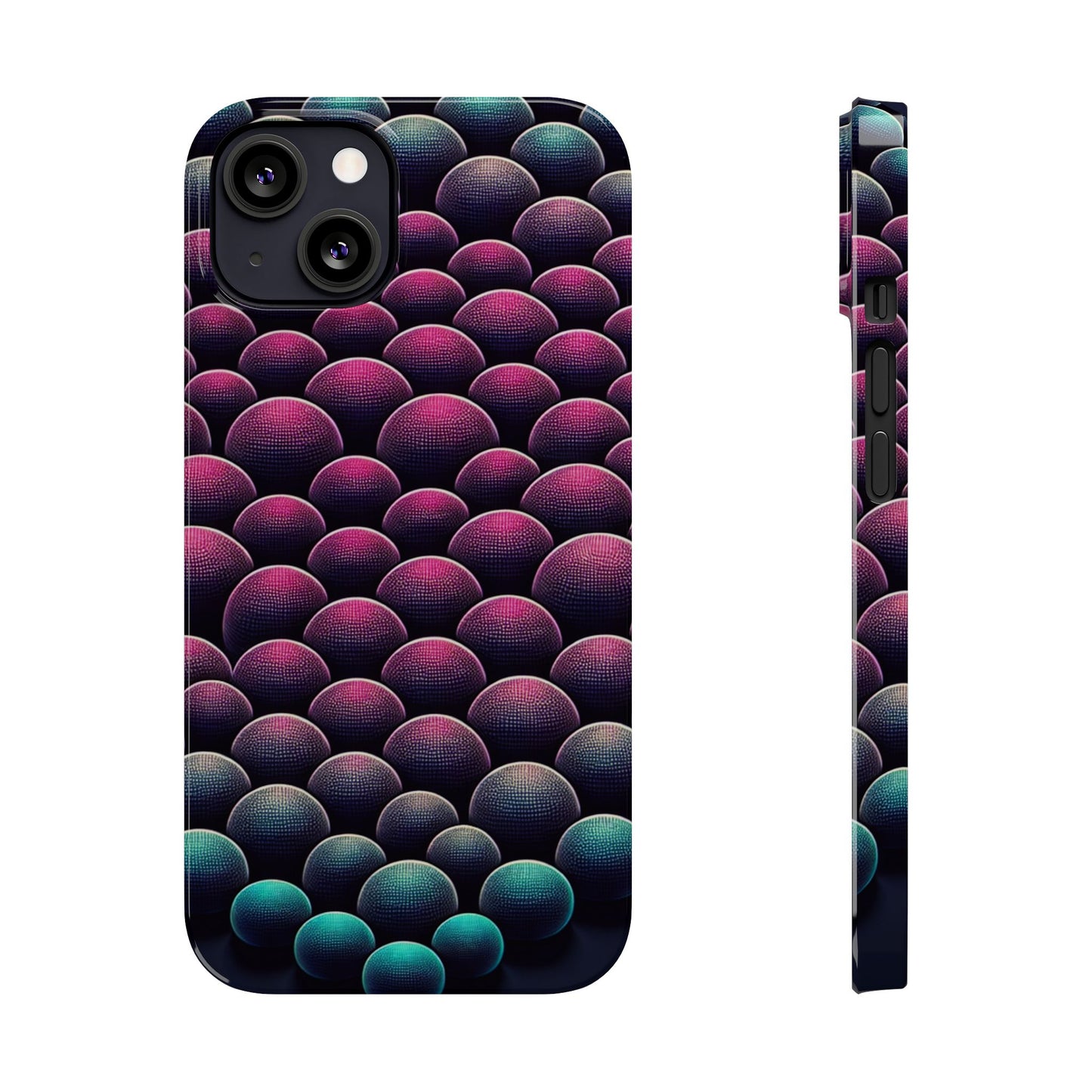 Artistic Slim Phone Case - Geometric Pattern for Modern Aesthetics