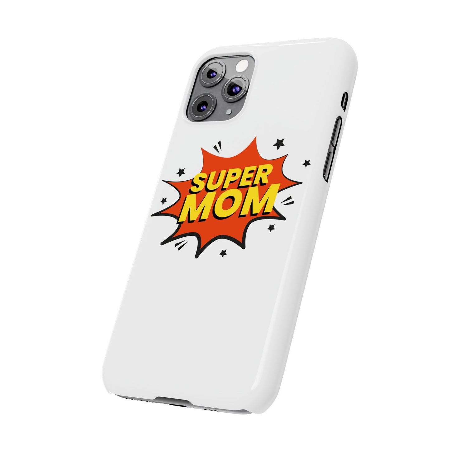 Super Mom Slim Phone Case - Perfect Gift for Mother's Day and Everyday Use