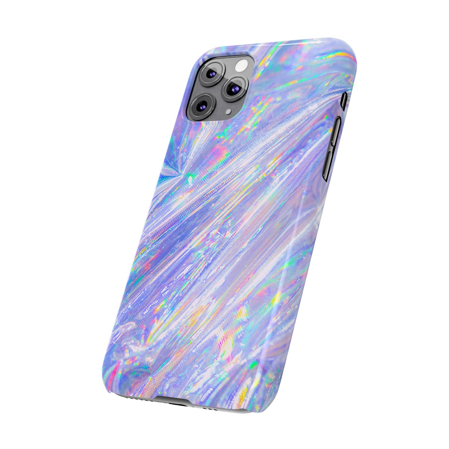 Iridescent Slim Phone Case - Holographic Design for Trendy Protection