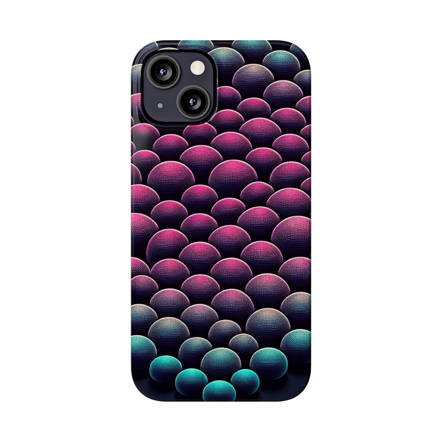 Artistic Slim Phone Case - Geometric Pattern for Modern Aesthetics