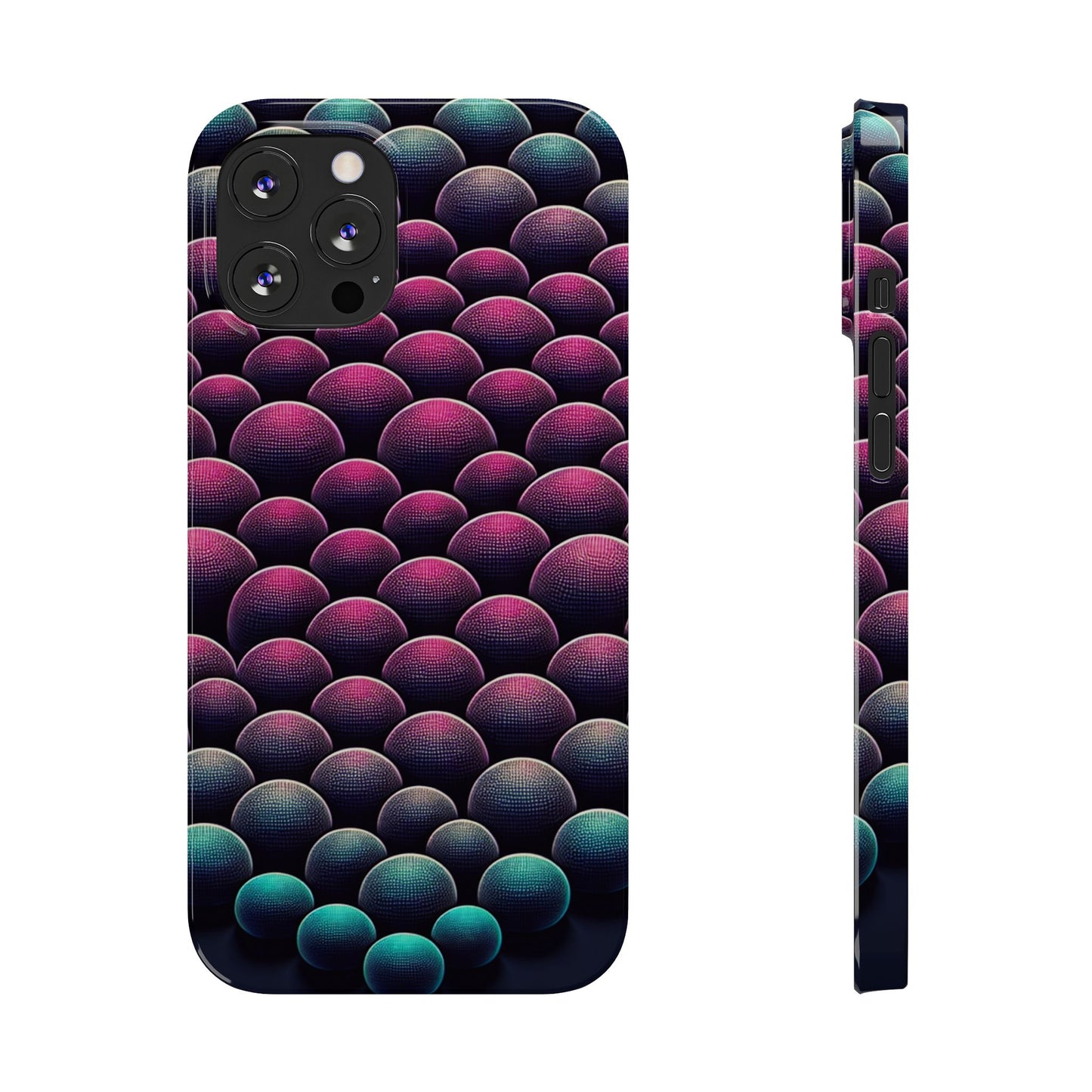 Artistic Slim Phone Case - Geometric Pattern for Modern Aesthetics