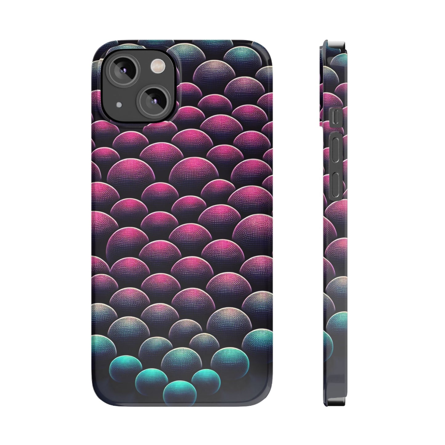 Artistic Slim Phone Case - Geometric Pattern for Modern Aesthetics