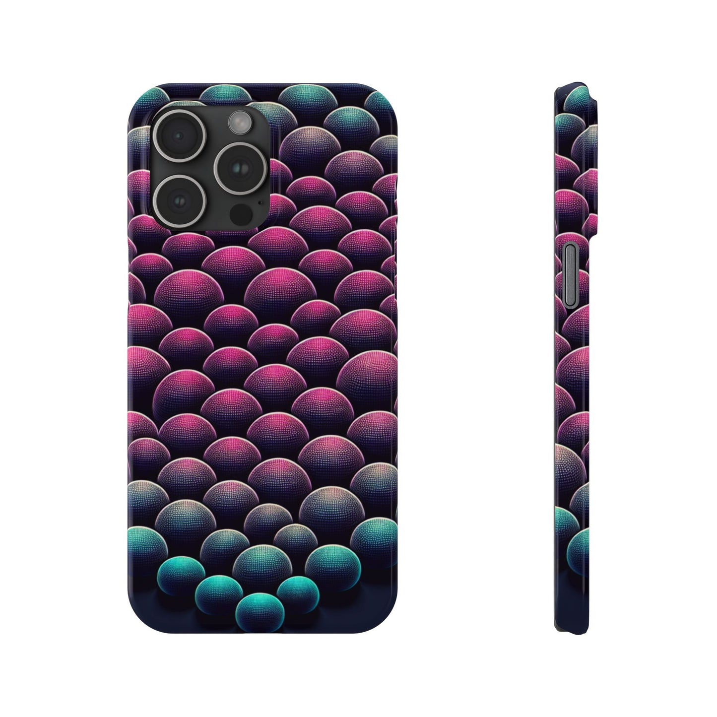 Artistic Slim Phone Case - Geometric Pattern for Modern Aesthetics