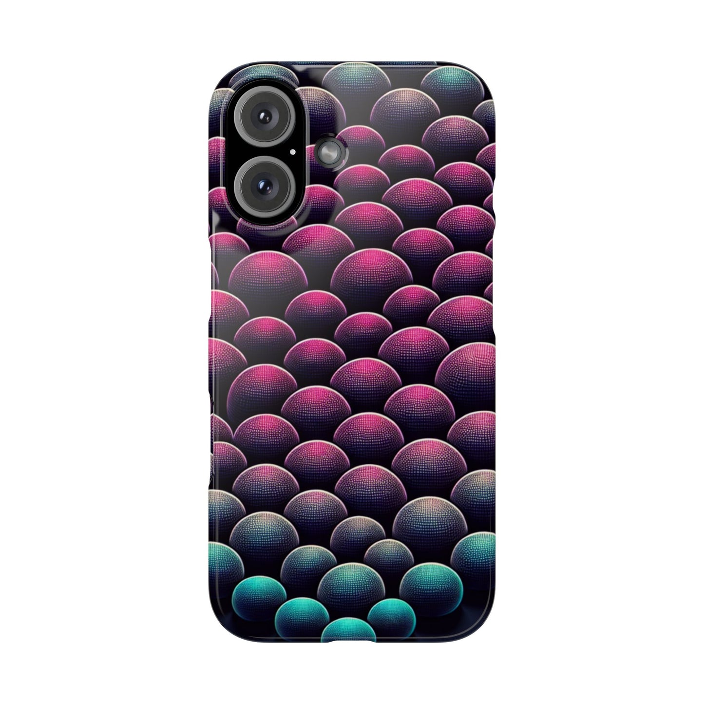 Artistic Slim Phone Case - Geometric Pattern for Modern Aesthetics