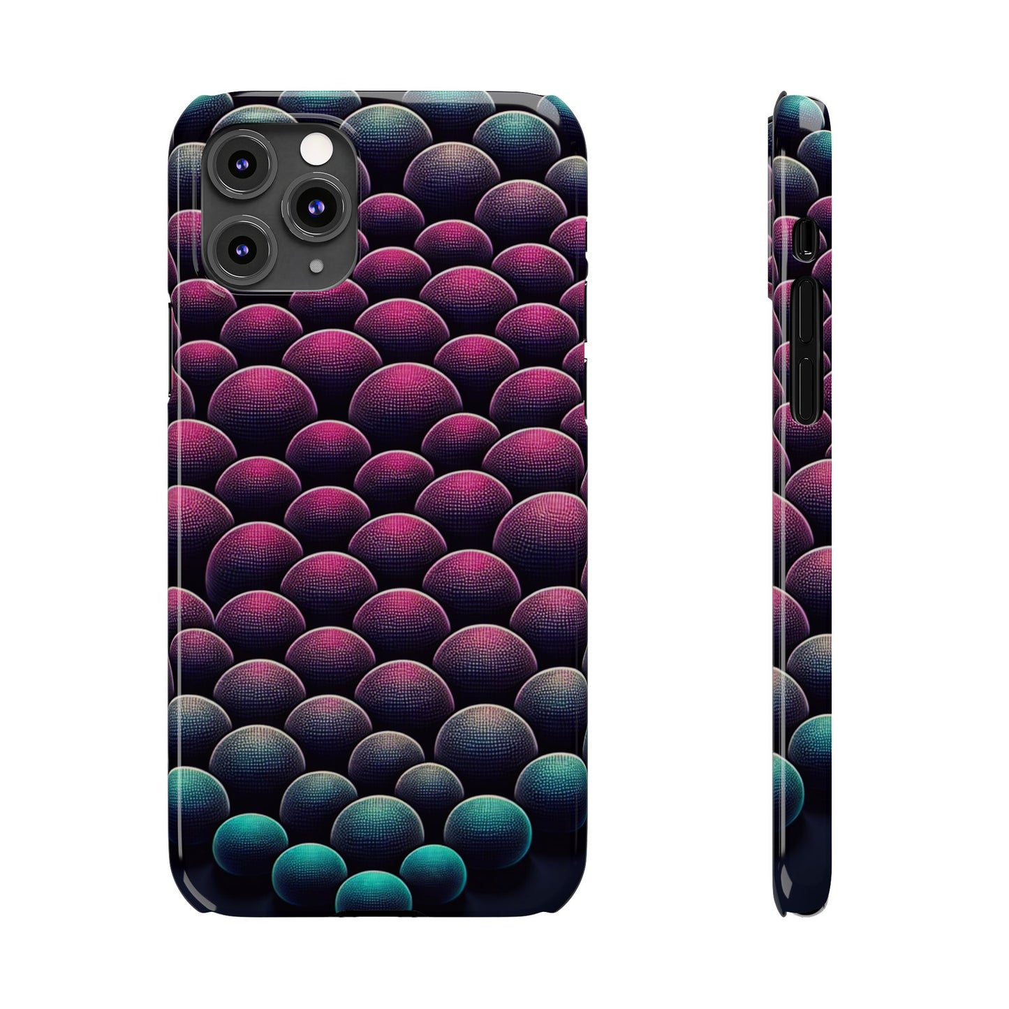 Artistic Slim Phone Case - Geometric Pattern for Modern Aesthetics