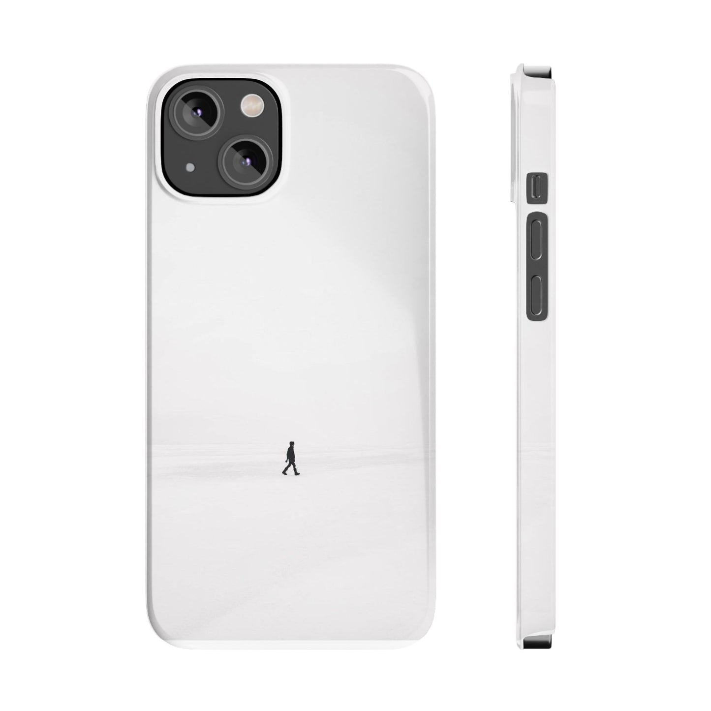 Minimalist Slim Phone Case - Serenity Walk Design