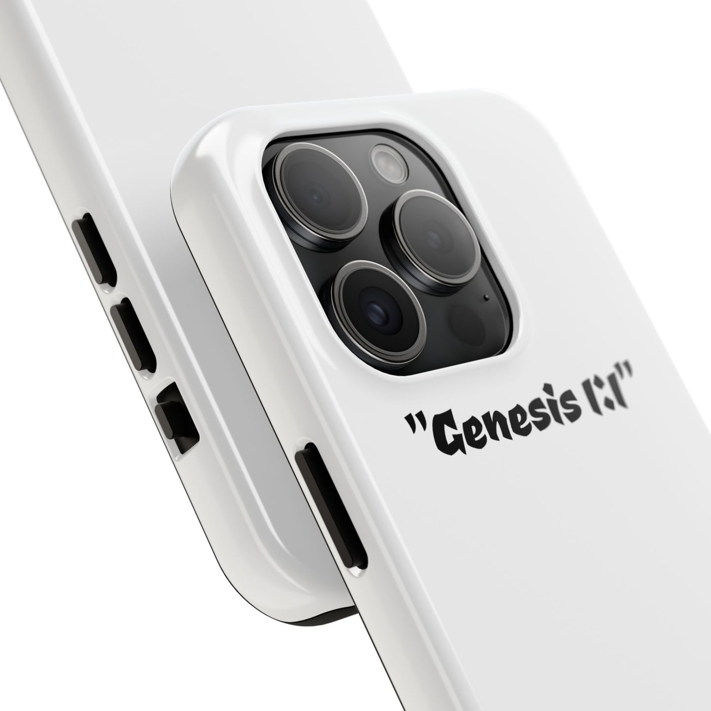 Bible verse "Genesis 1:1" (V2) - Tough iPhone Case