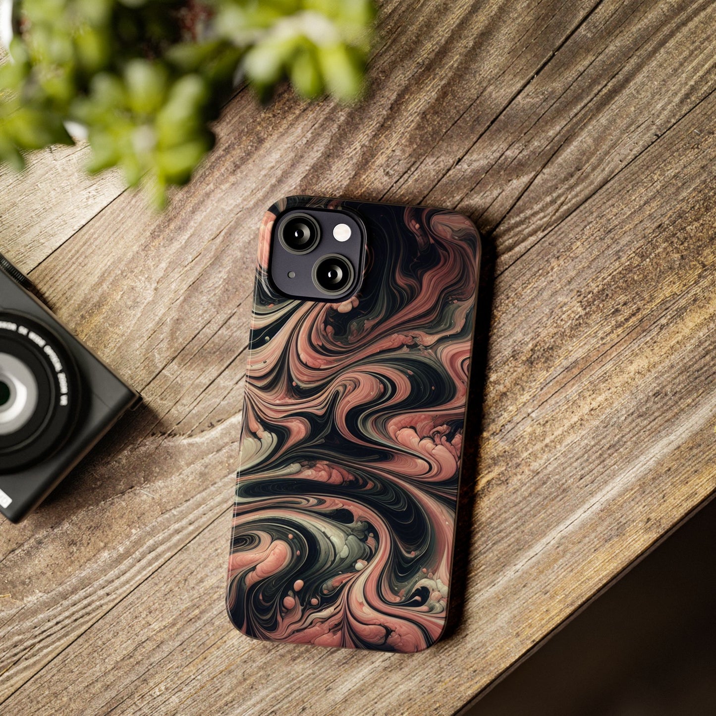 "Trending" Pink Marble design - iPhone case