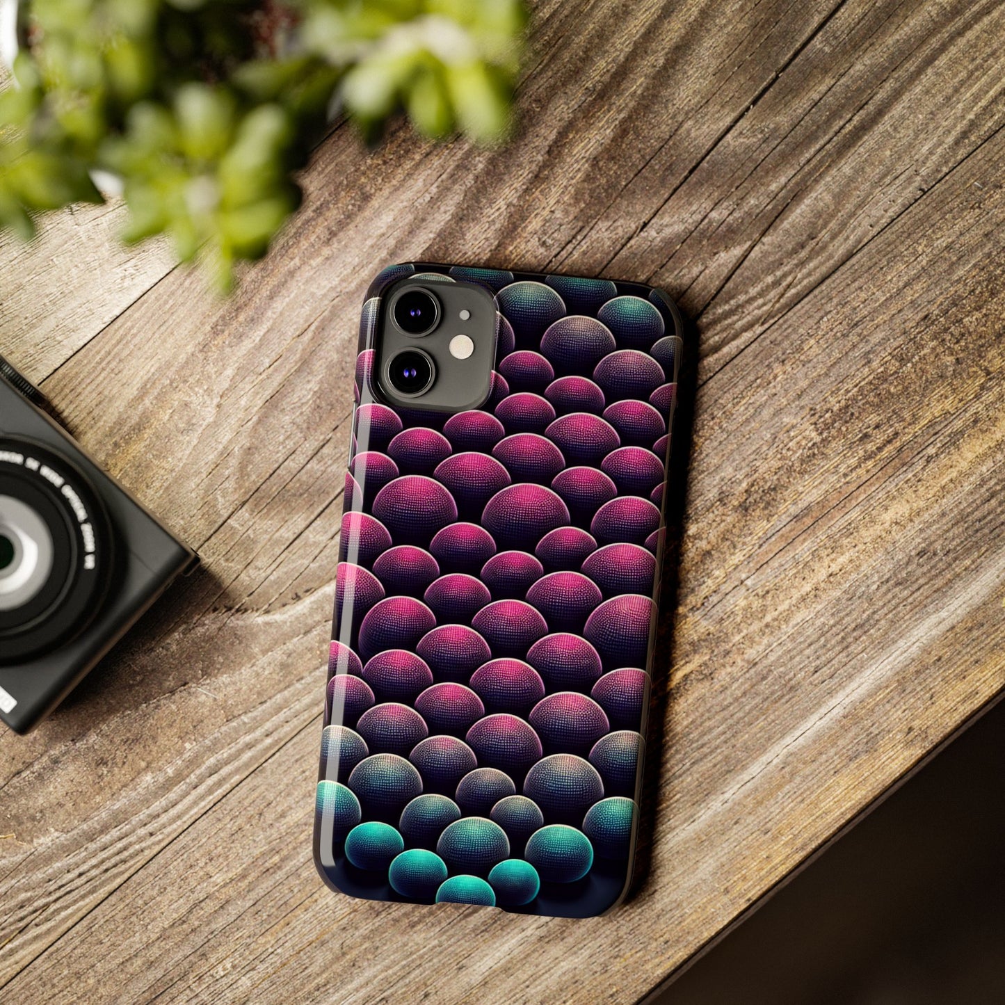 Artistic Slim Phone Case - Geometric Pattern for Modern Aesthetics