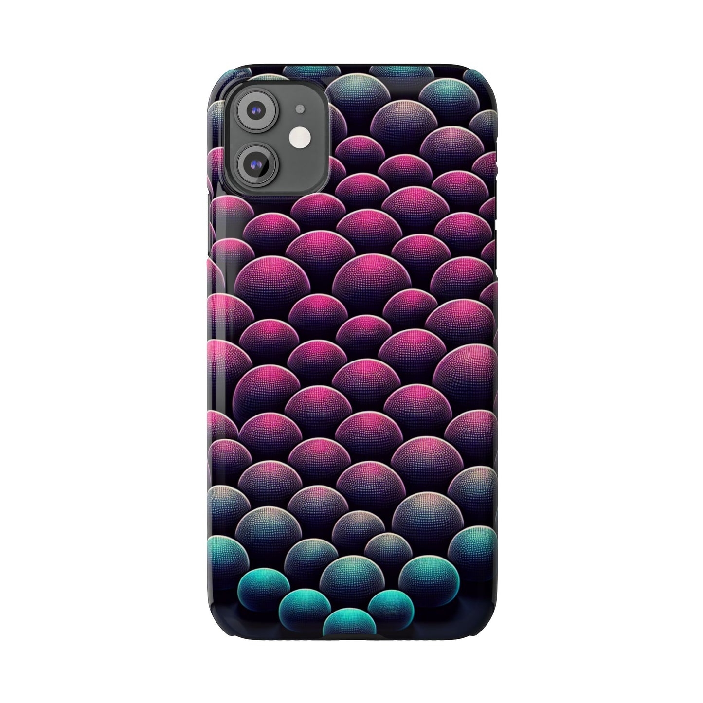 Artistic Slim Phone Case - Geometric Pattern for Modern Aesthetics