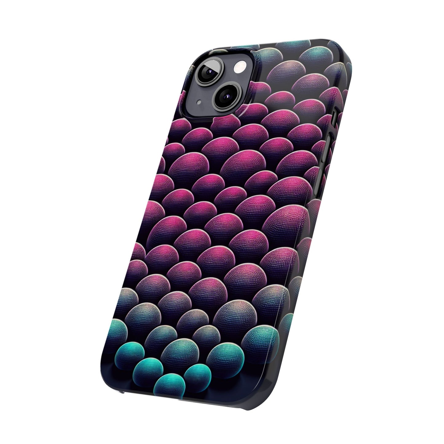 Artistic Slim Phone Case - Geometric Pattern for Modern Aesthetics