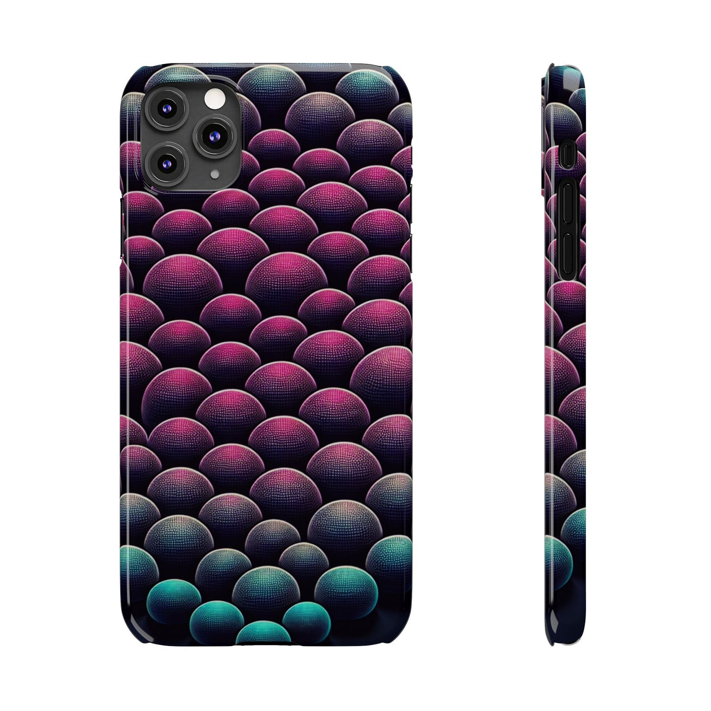 Artistic Slim Phone Case - Geometric Pattern for Modern Aesthetics