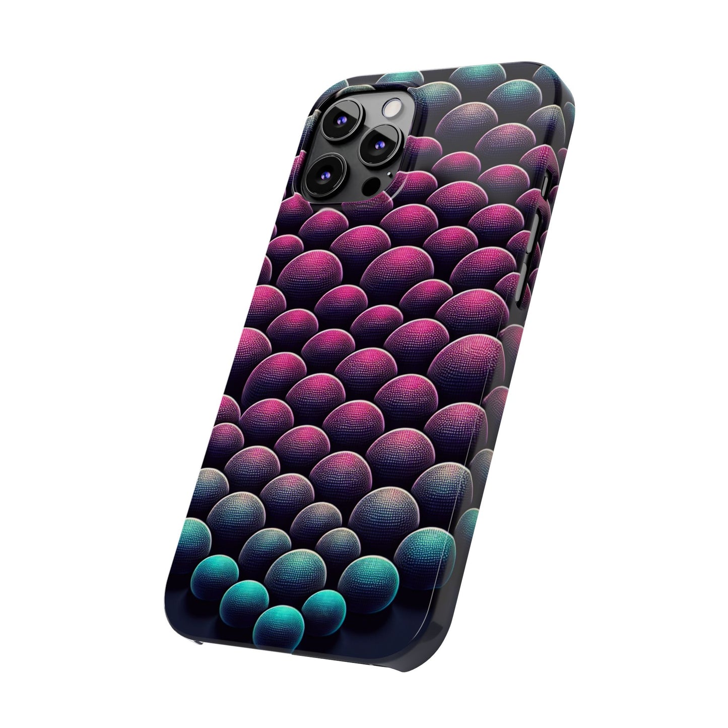 Artistic Slim Phone Case - Geometric Pattern for Modern Aesthetics