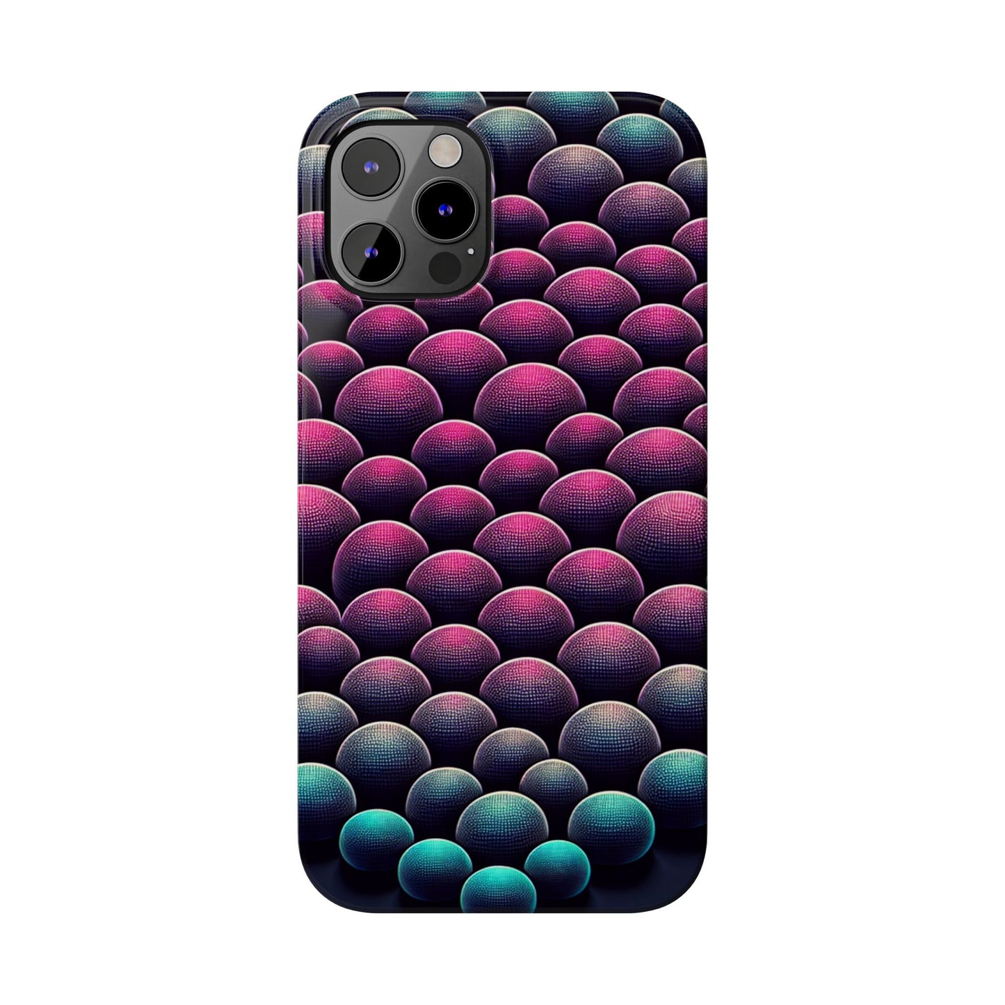 Artistic Slim Phone Case - Geometric Pattern for Modern Aesthetics