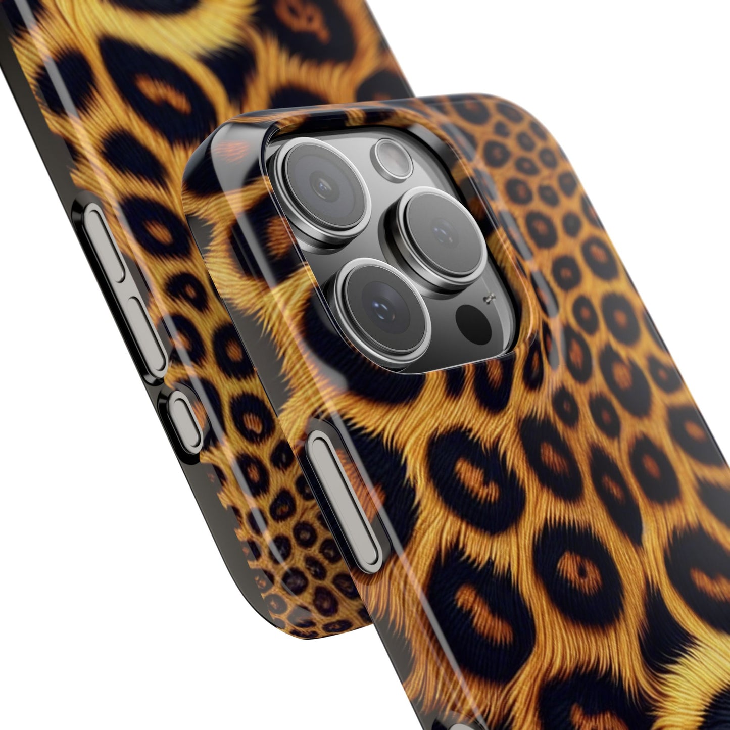 "New" Leopard Print Slim Phone Case - Trendy Animal Design