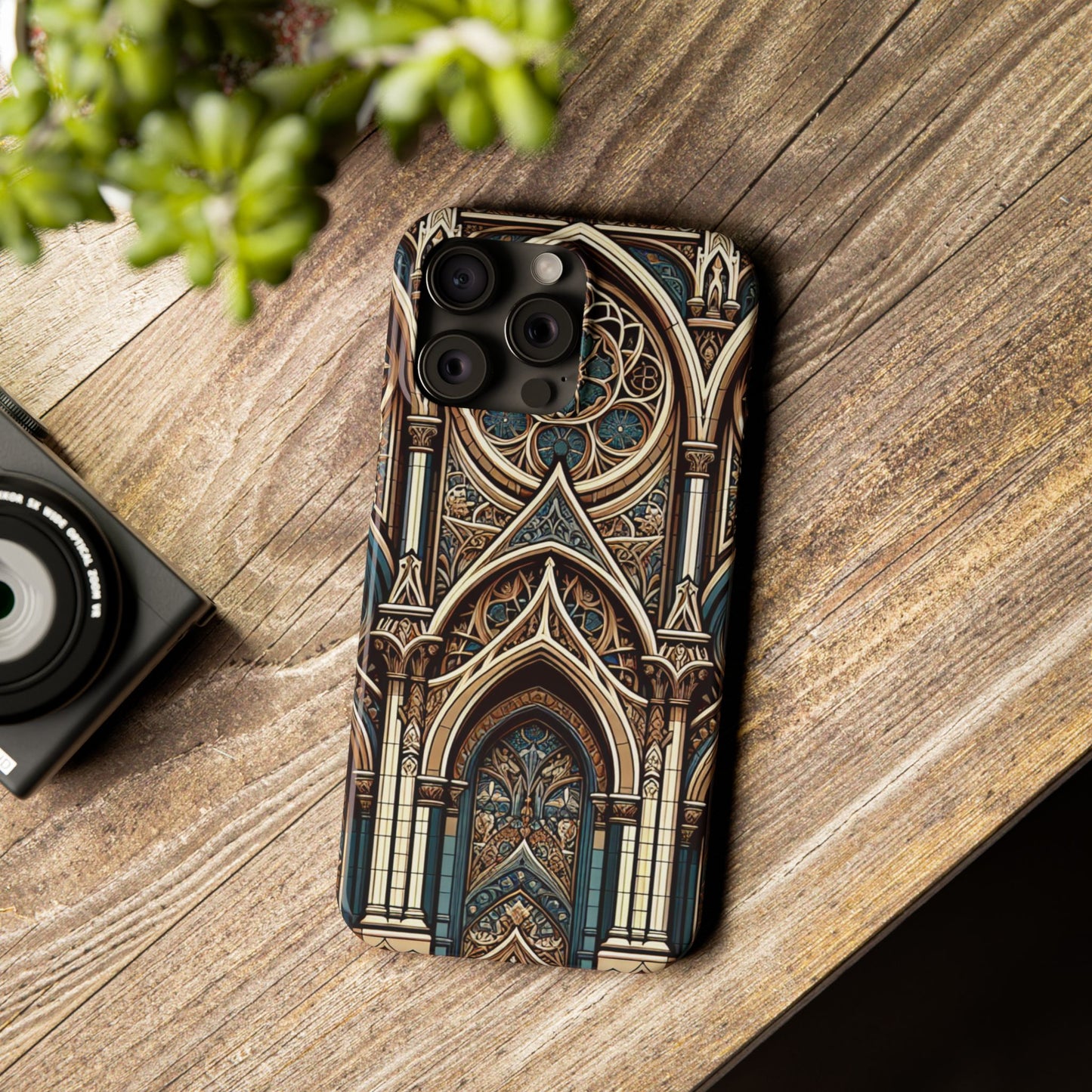 Stylish Cchurch pattern design - iPhone case