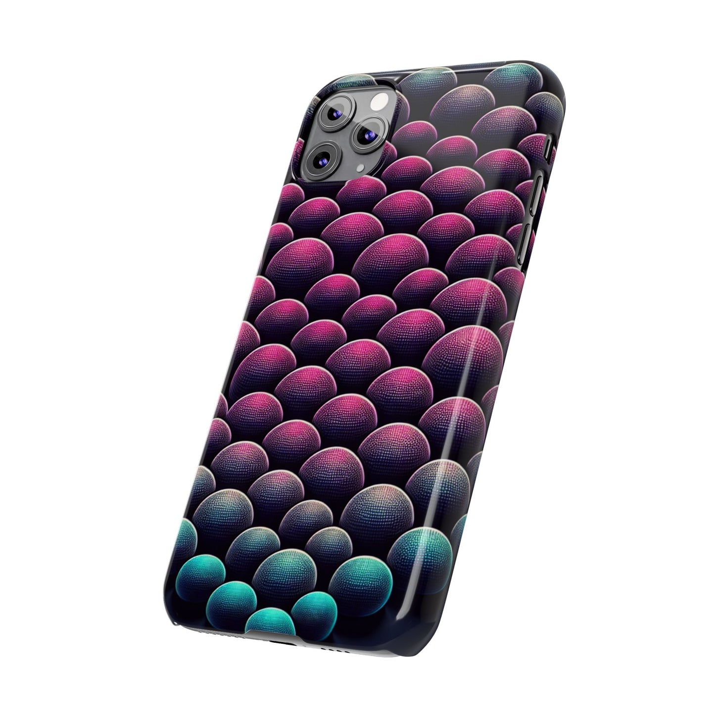 Artistic Slim Phone Case - Geometric Pattern for Modern Aesthetics