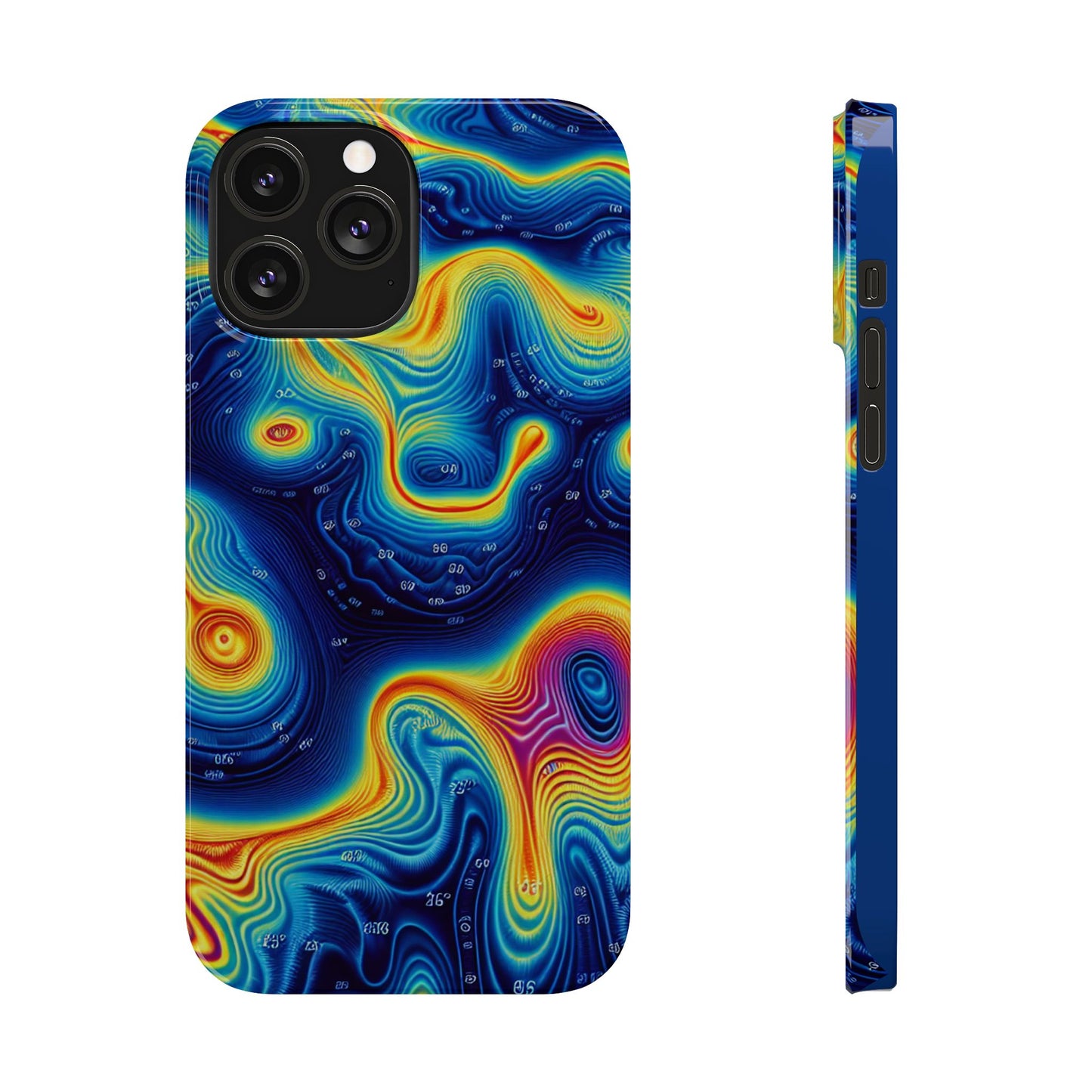 Thermal islands Phone Case - Colorful Geometric Design for Art Lovers