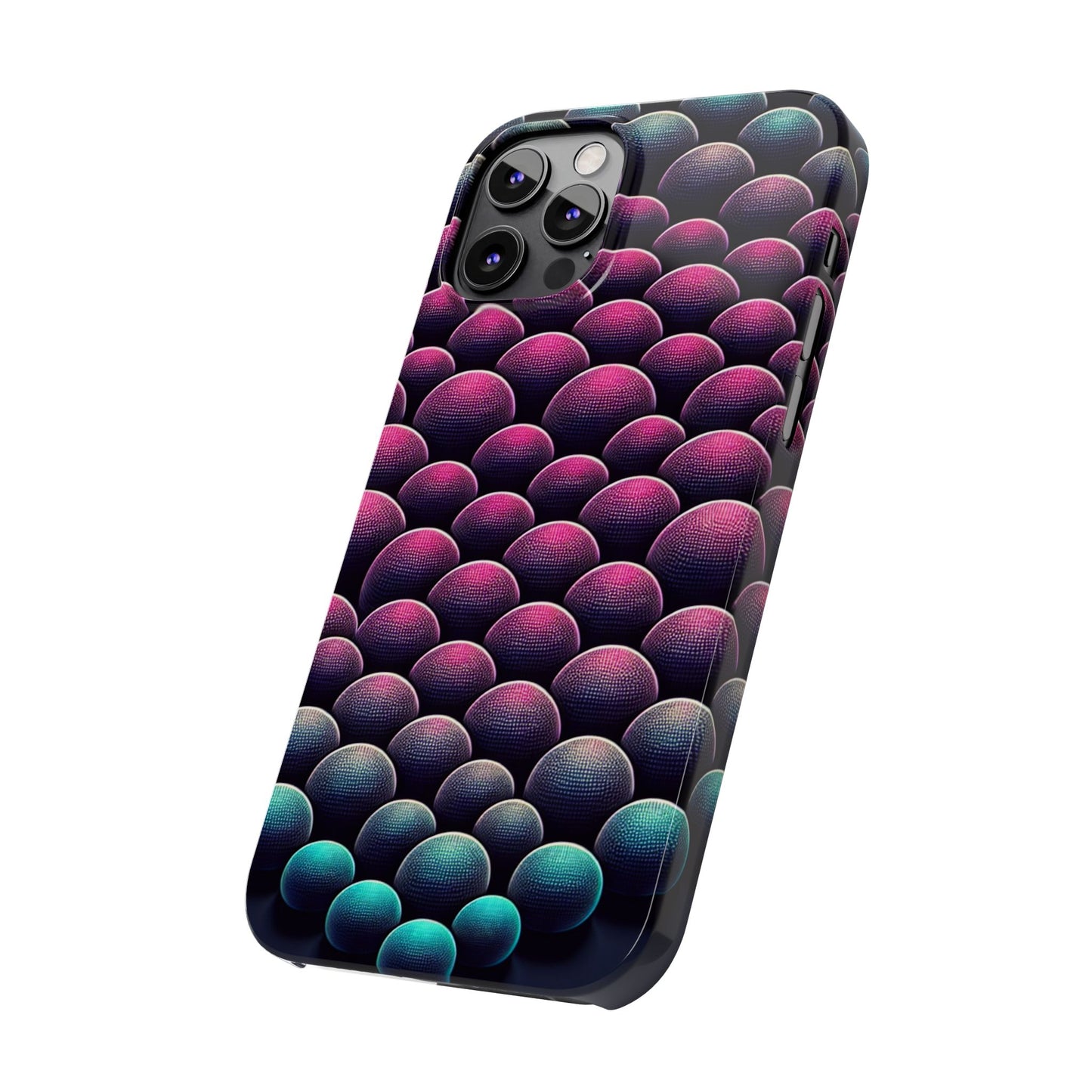 Artistic Slim Phone Case - Geometric Pattern for Modern Aesthetics