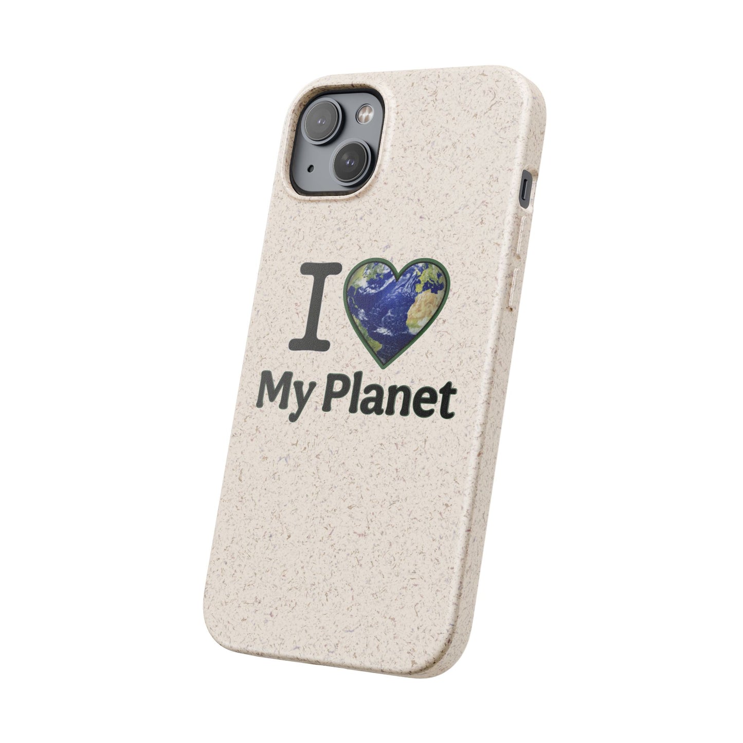 Eco-Friendly iPhone Case - I ❤️ My Planet