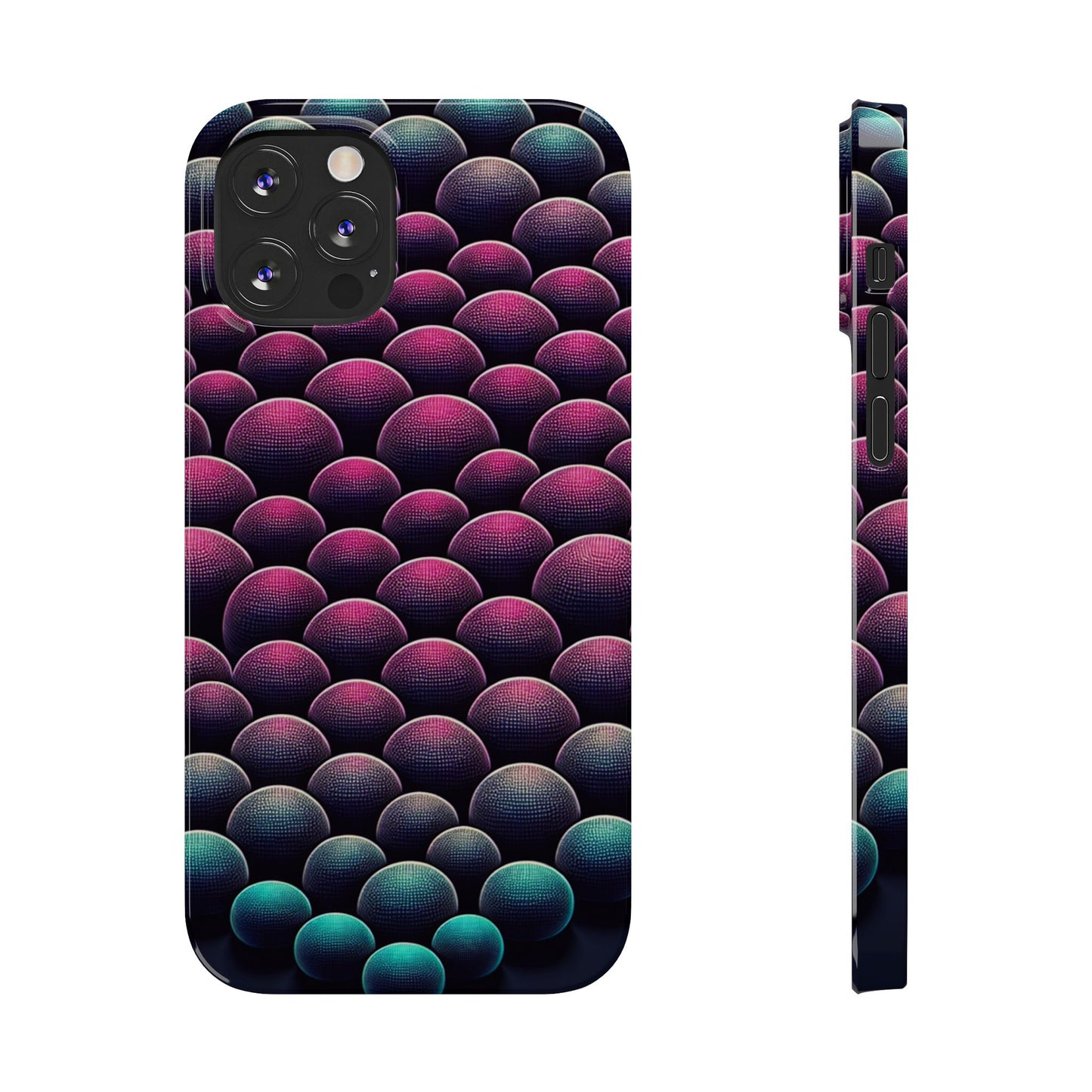 Artistic Slim Phone Case - Geometric Pattern for Modern Aesthetics