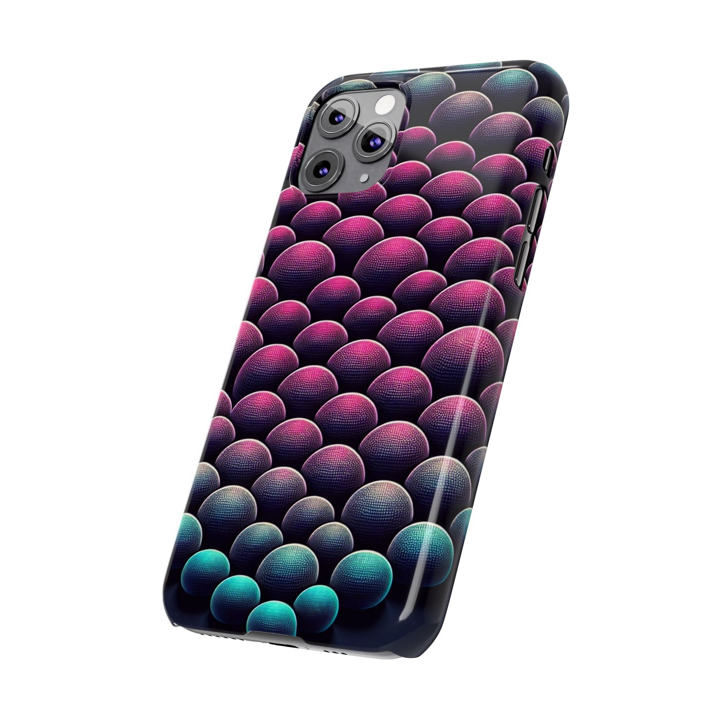 Artistic Slim Phone Case - Geometric Pattern for Modern Aesthetics