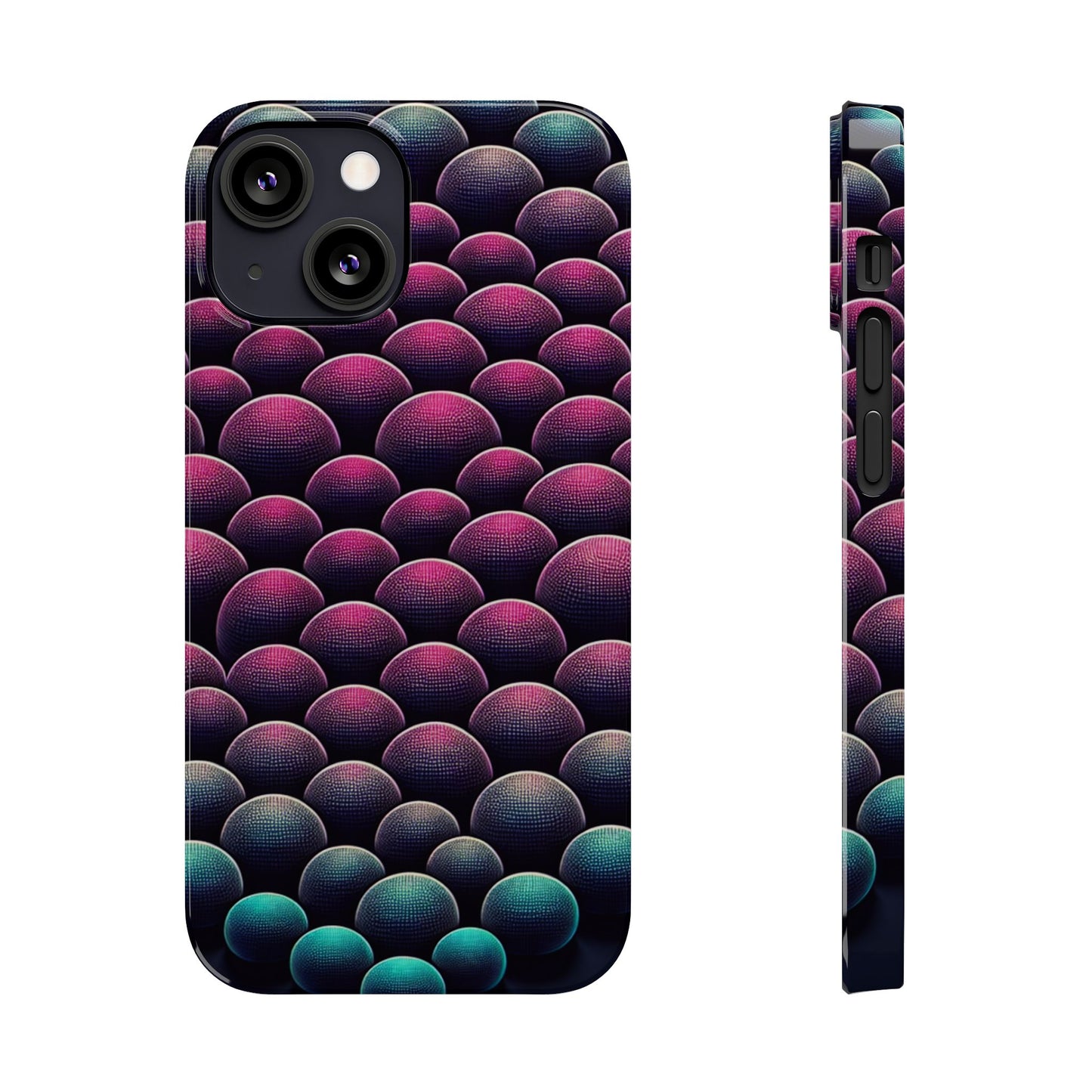Artistic Slim Phone Case - Geometric Pattern for Modern Aesthetics