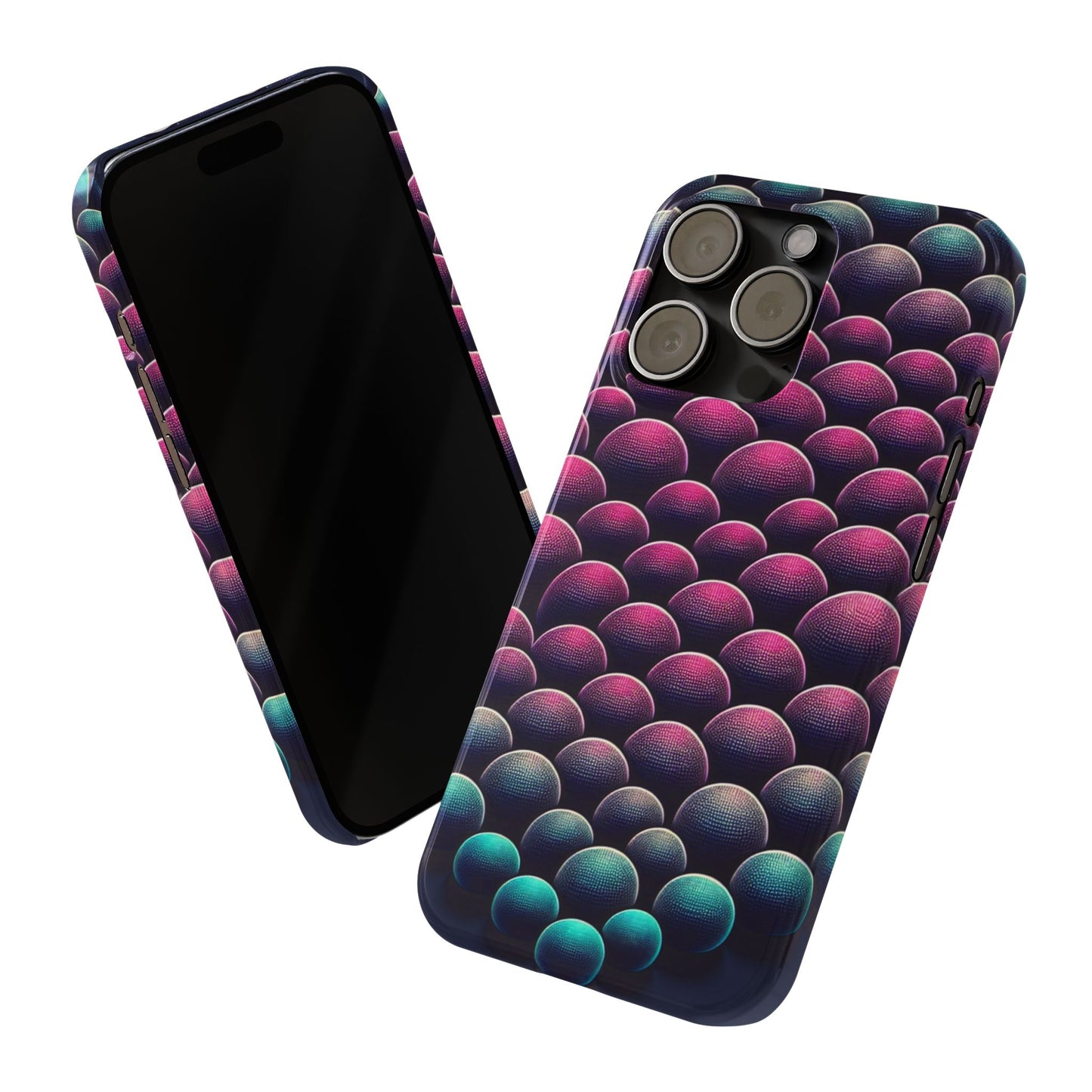 Artistic Slim Phone Case - Geometric Pattern for Modern Aesthetics
