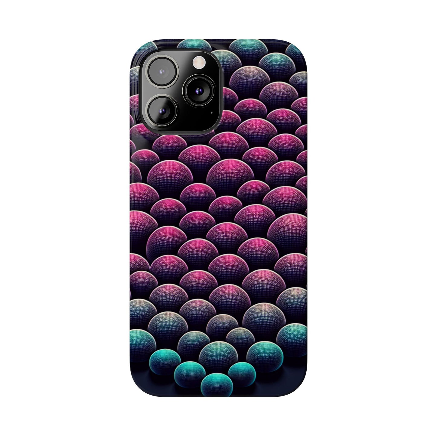 Artistic Slim Phone Case - Geometric Pattern for Modern Aesthetics