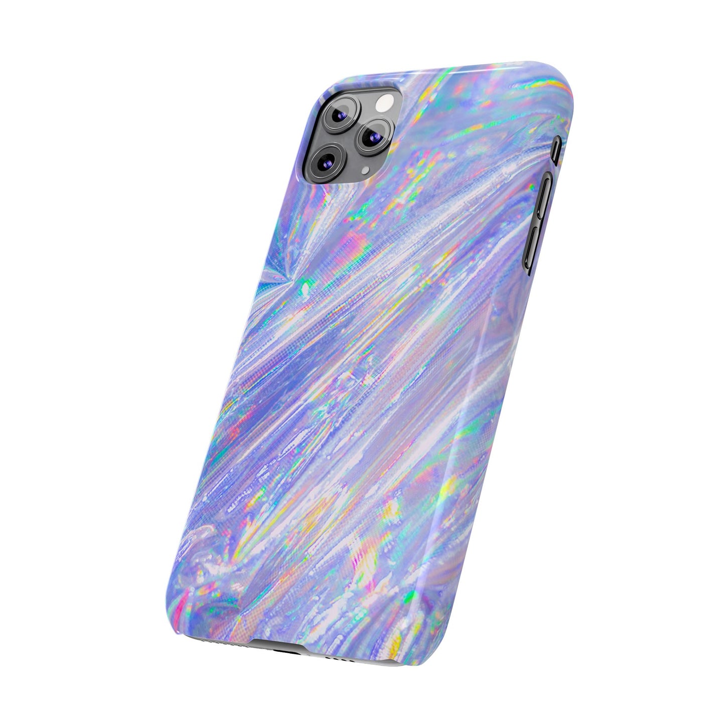 Iridescent Slim Phone Case - Holographic Design for Trendy Protection