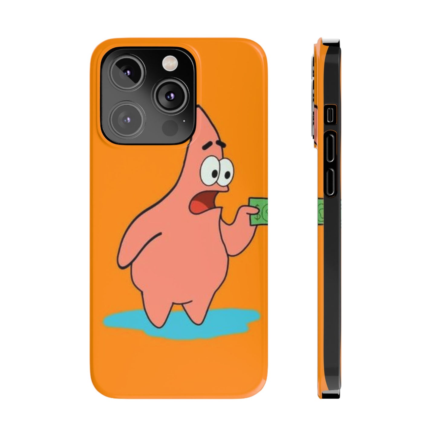 Funny Slim Phone Case with Patrick Star Design - Cute Cartoon Accessory for Phone Lovers