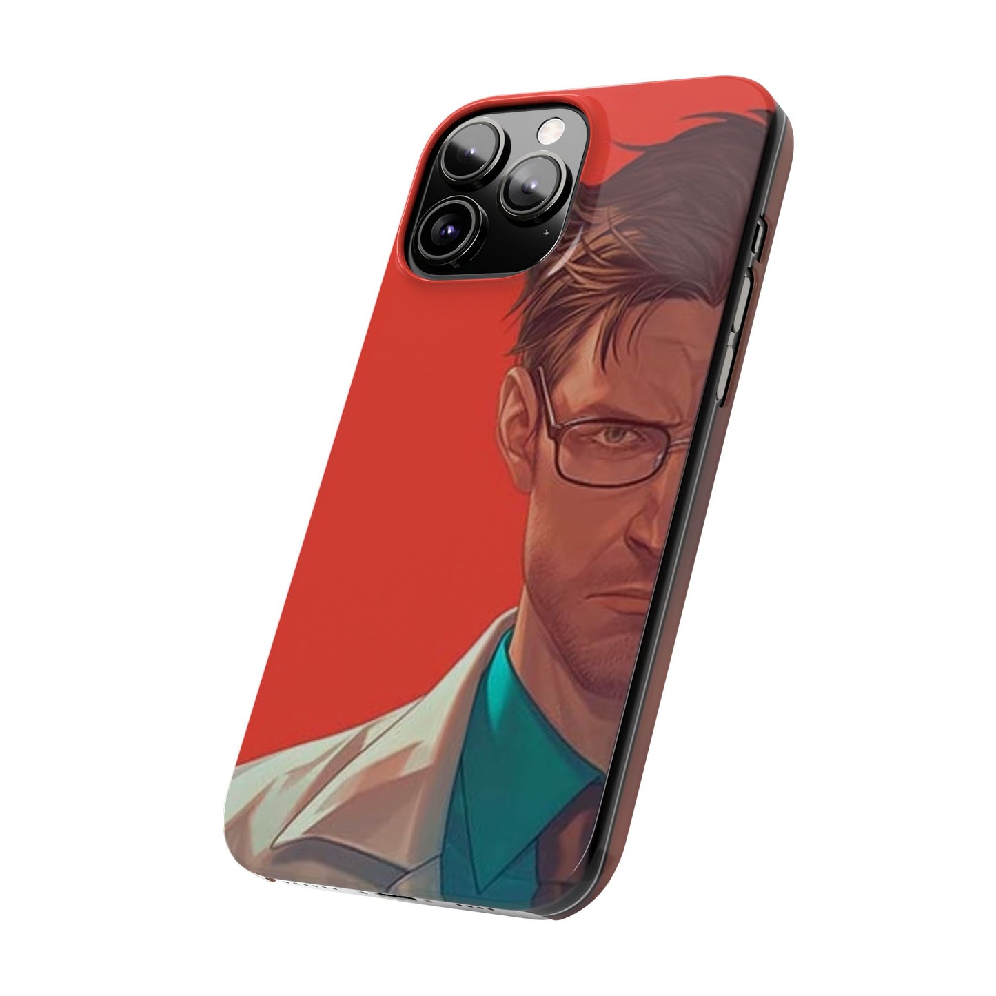 Stylish Slim Phone Case featuring Bold Artistic Design