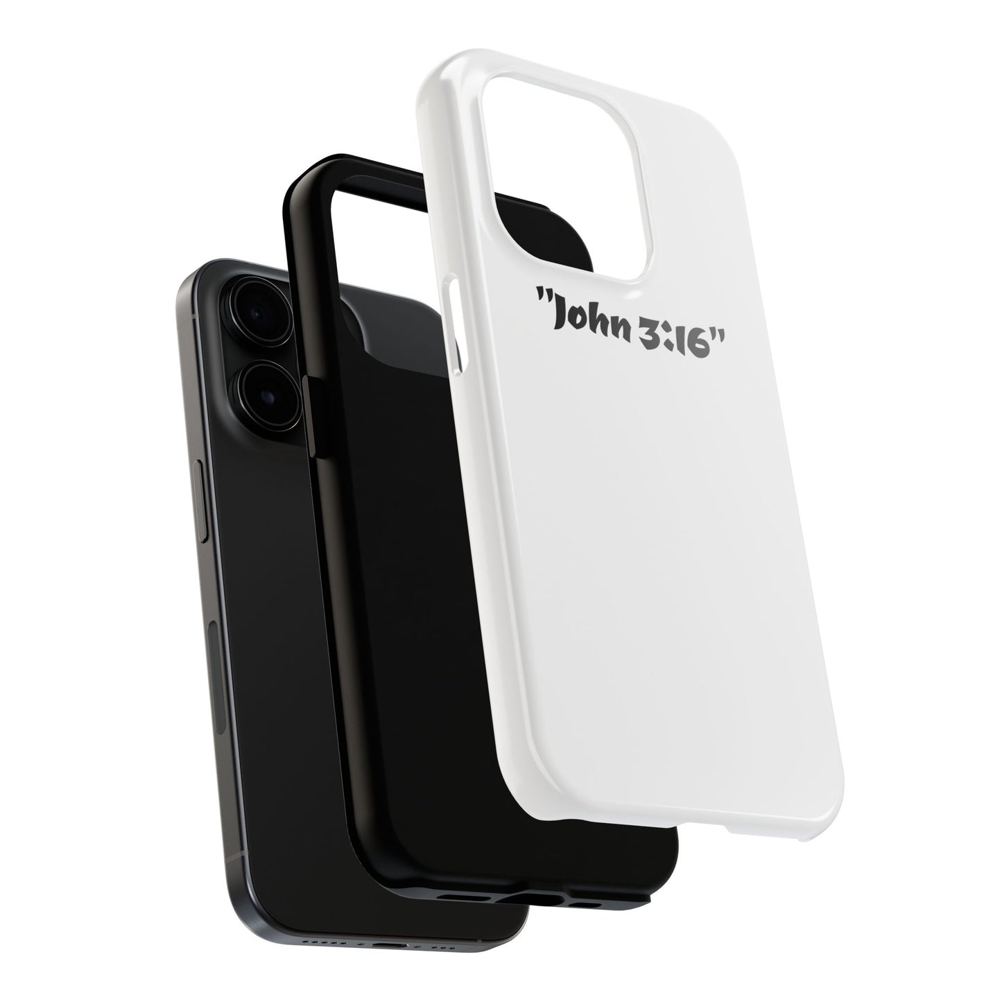 Bible verse "John 3:16" (V2) - Tough iPhone Case