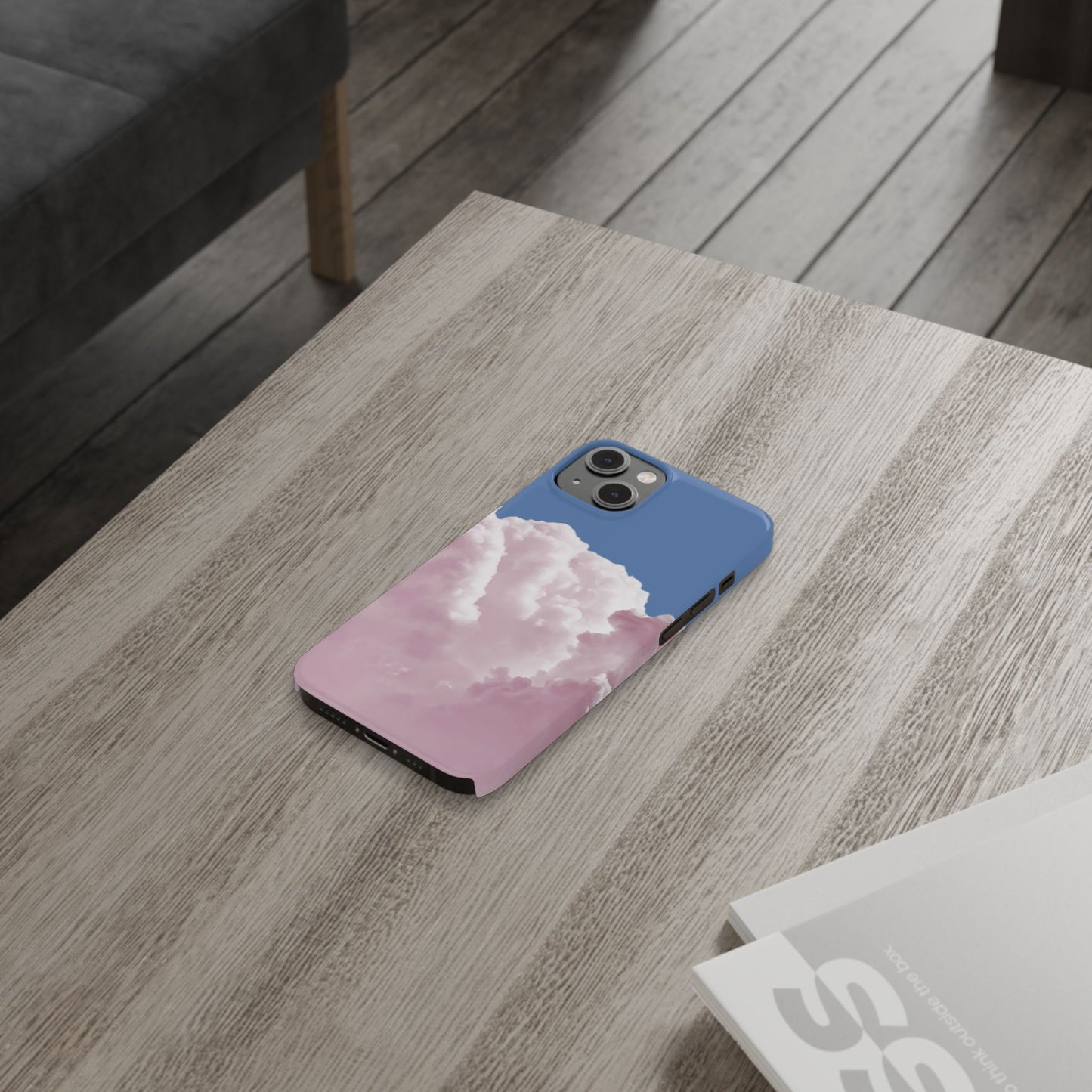 Pastel Cloud Slim Phone Case - Aesthetic Phone Accessory for Dreamers