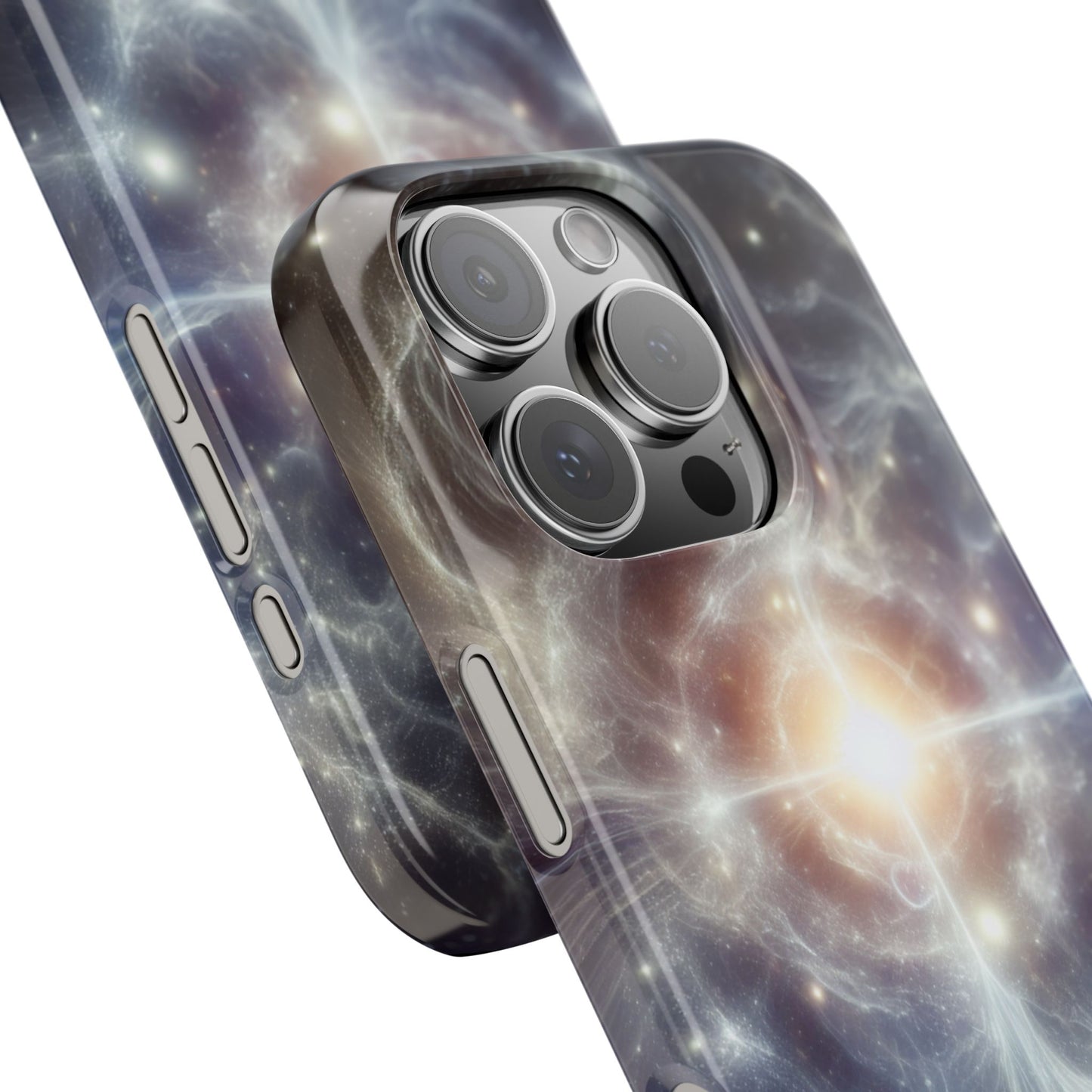 Cosmic Energy Slim Phone Case – Galaxy Design for Astronomy Lovers