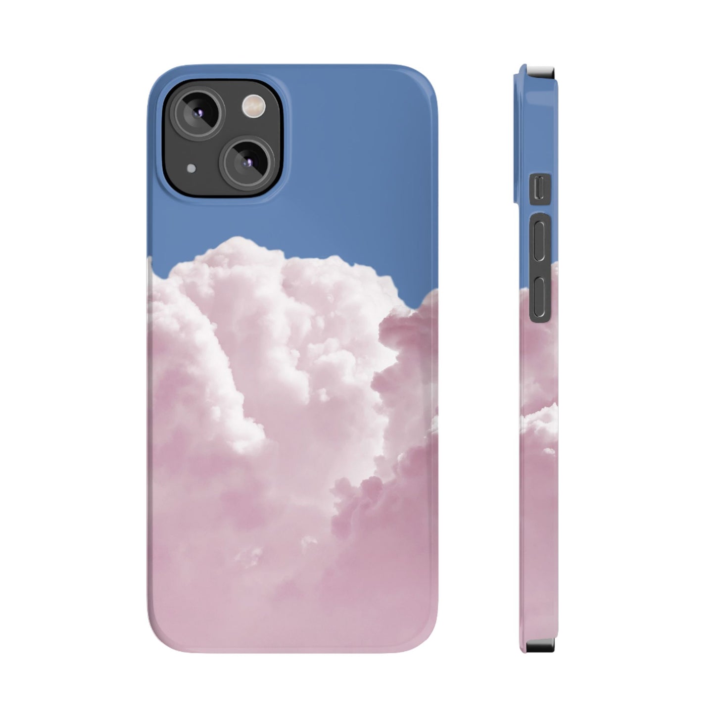 Pastel Cloud Slim Phone Case - Aesthetic Phone Accessory for Dreamers