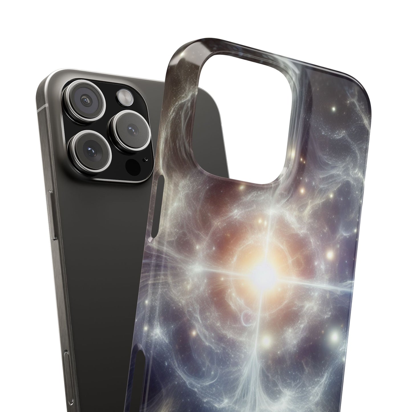 Cosmic Energy Slim Phone Case – Galaxy Design for Astronomy Lovers