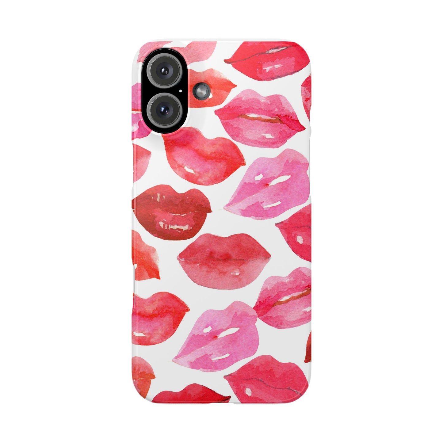 Romantic Kiss Lip Design Slim Phone Case - Perfect Gift for Valentine's Day