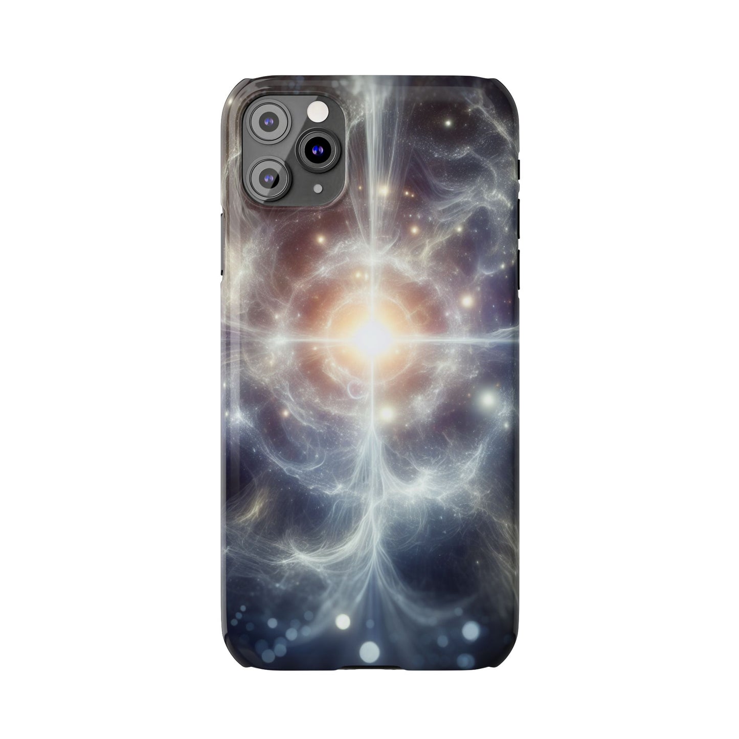 Cosmic Energy Slim Phone Case – Galaxy Design for Astronomy Lovers