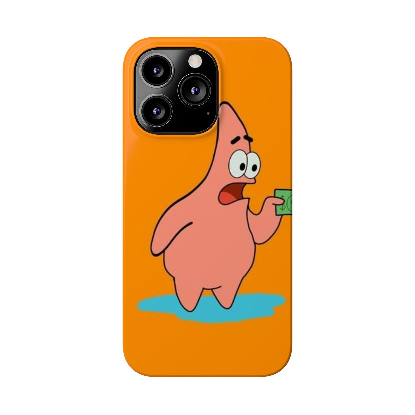 Funny Slim Phone Case with Patrick Star Design - Cute Cartoon Accessory for Phone Lovers